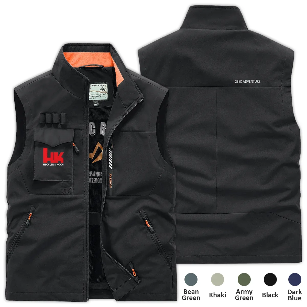 Heckler & Koch Exclusive Logo Outdoor Sleeveless Vest OUHUOSV0815HKZ – Heckler & Koch Gift