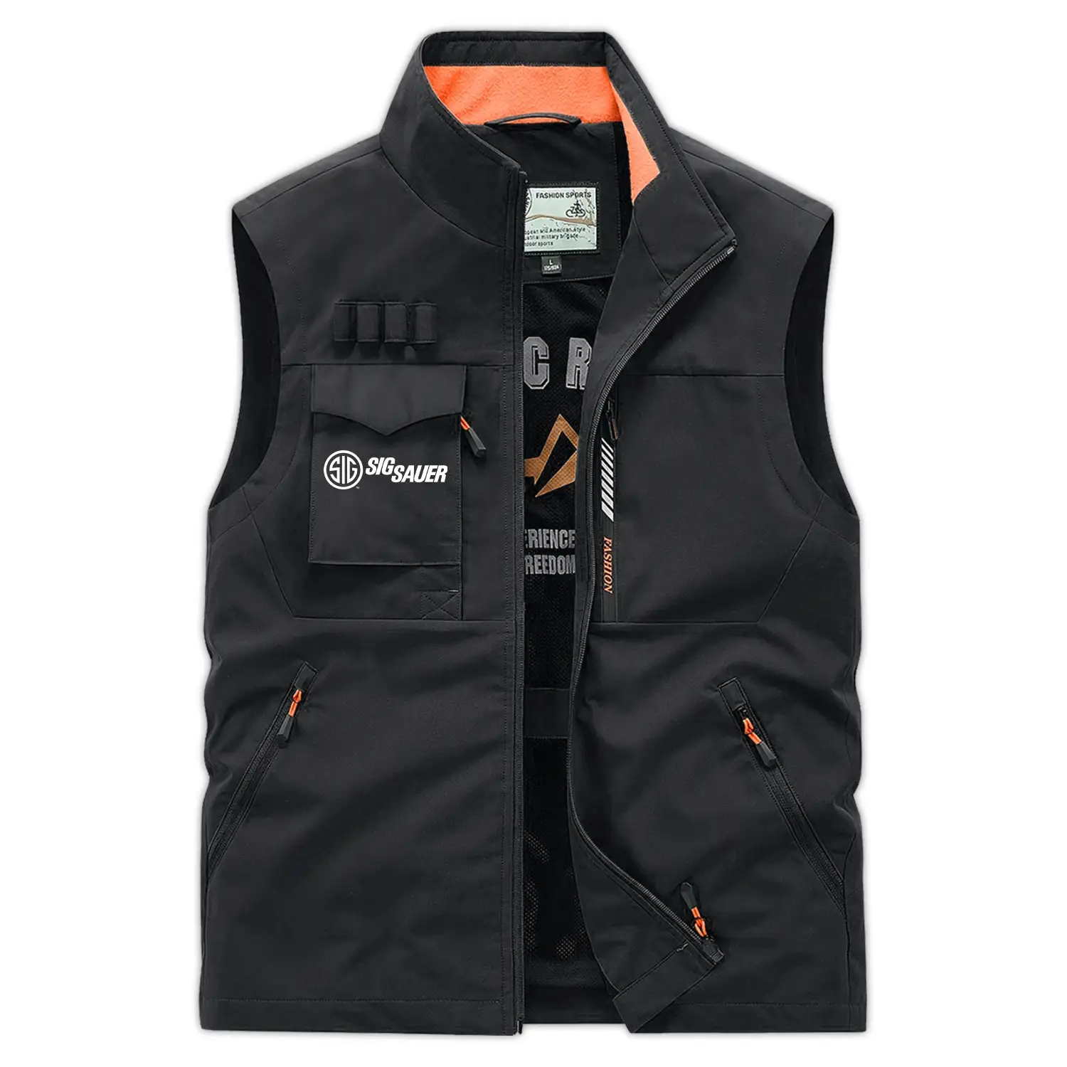 SIG Sauer Exclusive Logo Outdoor Sleeveless Vest OUHUOSV0815SSZ – SIG Sauer Vest SIG Sauer Exclusive Logo Outdoor Sleeveless Vest OUHUOSV0815SSZ – SIG Sauer Vest