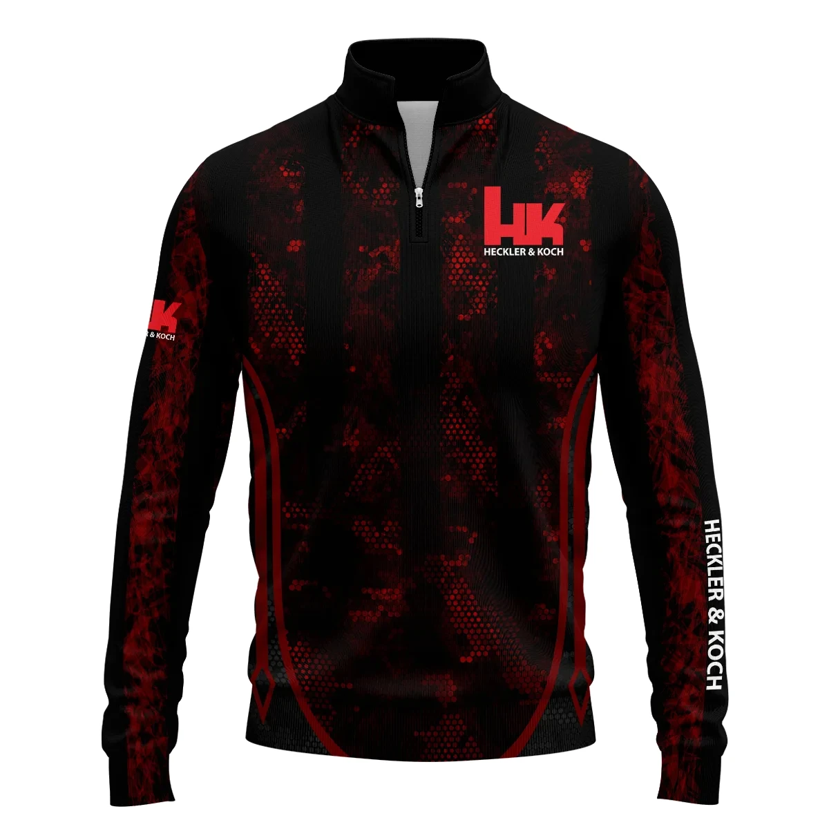 Heckler & Koch Exclusive Logo Quarter-Zip Sweatshirt OUHUQZJ010815HKZ – Heckler & Koch Gift