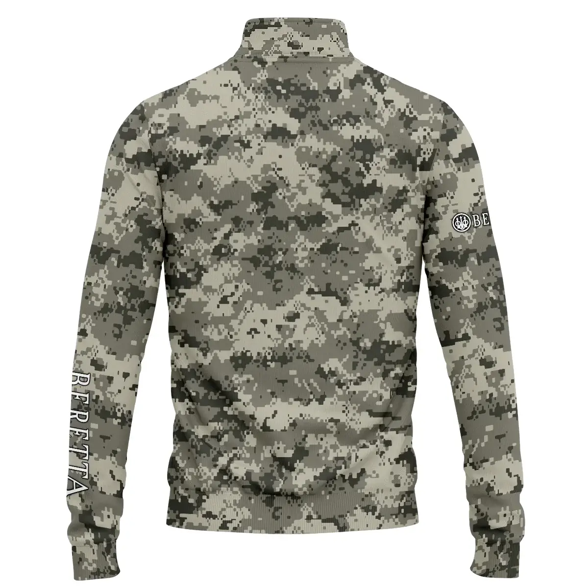Beretta Exclusive Logo Quarter-Zip Sweatshirt OUHUQZJ030815BEZ - Beretta Gift