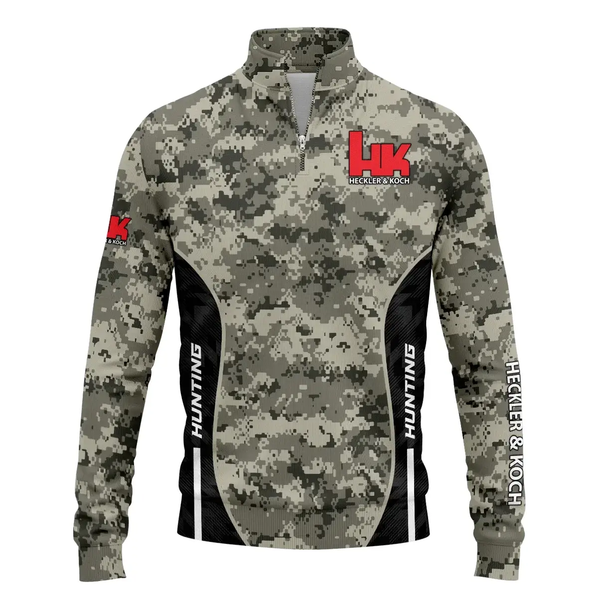 Heckler & Koch Exclusive Logo Quarter-Zip Sweatshirt OUHUQZJ030815HKZ – Heckler & Koch Gift