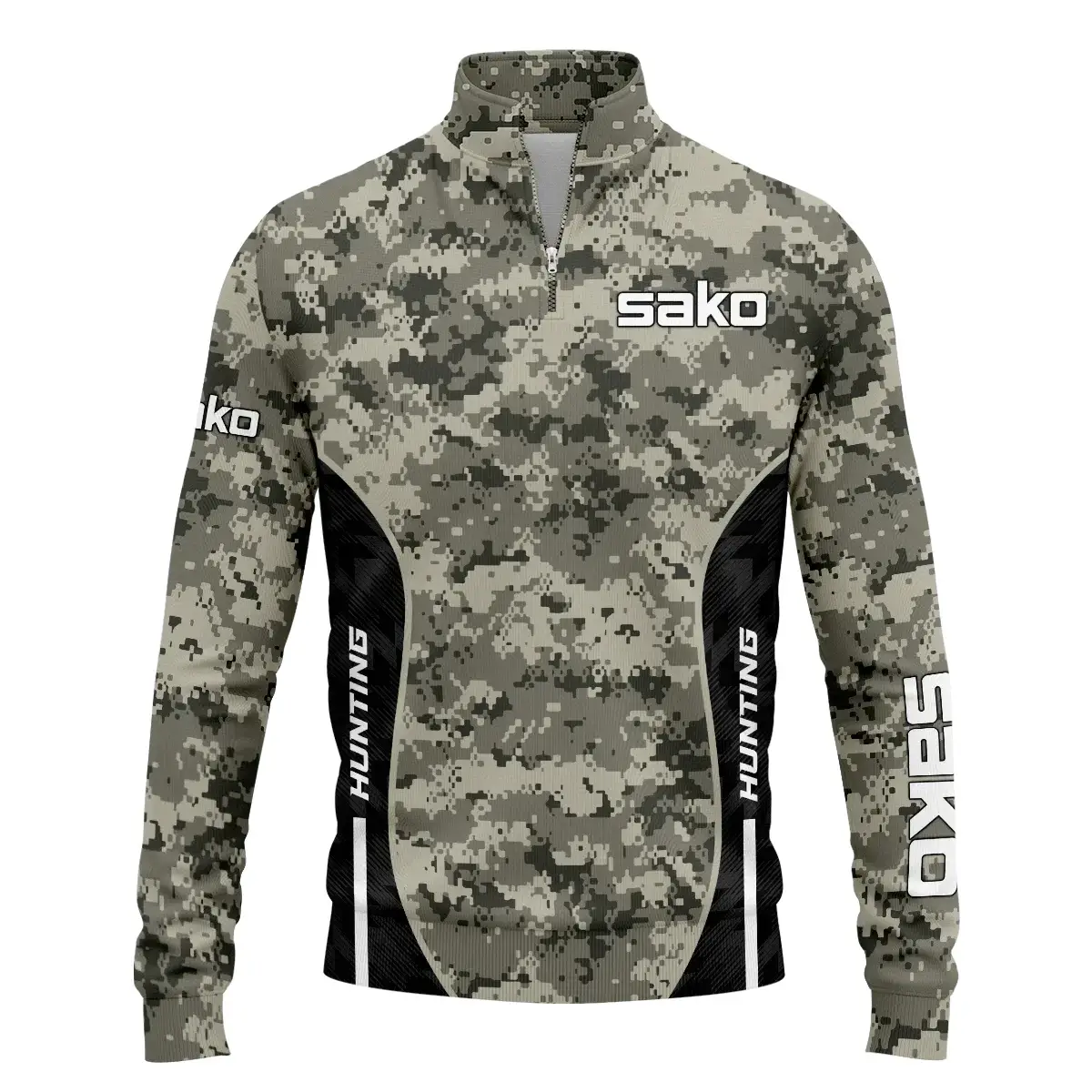 Sako Exclusive Logo Quarter-Zip Sweatshirt OUHUQZJ030815SKZ – Sako Gift