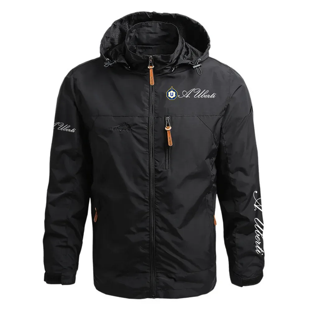 Uberti Exclusive Logo Waterproof Outdoor Jacket Detachable Hood OUHUWOJ0815AUZ – Uberti Gift