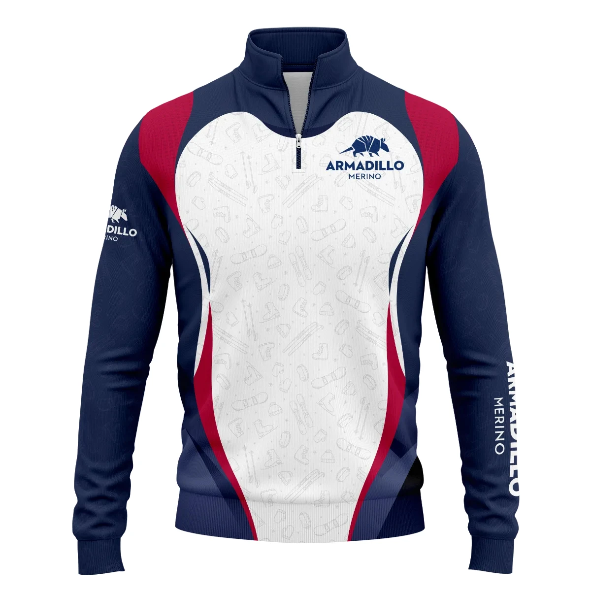 Armadillo Merino Exclusive Logo Quarter-Zip Sweatshirt OUSKQZJ082002AMZ – Armadillo Merino Gift Armadillo Merino Exclusive Logo Quarter-Zip Sweatshirt OUSKQZJ082002AMZ – Armadillo Merino Gift