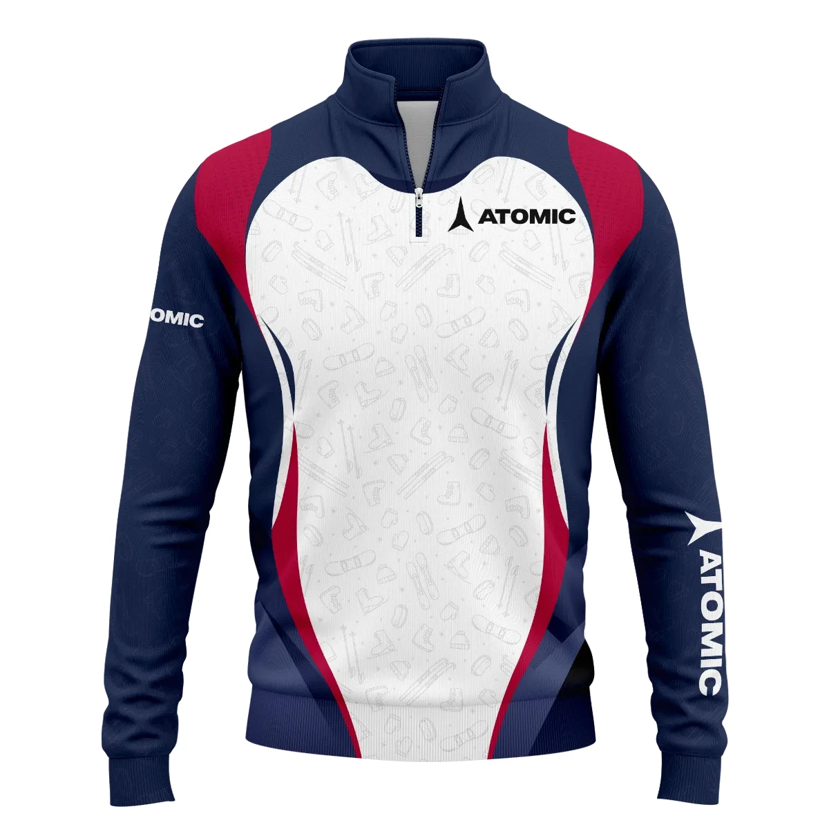 Atomic Exclusive Logo Quarter-Zip Sweatshirt OUSKQZJ082002ATZ – Atomic Gift