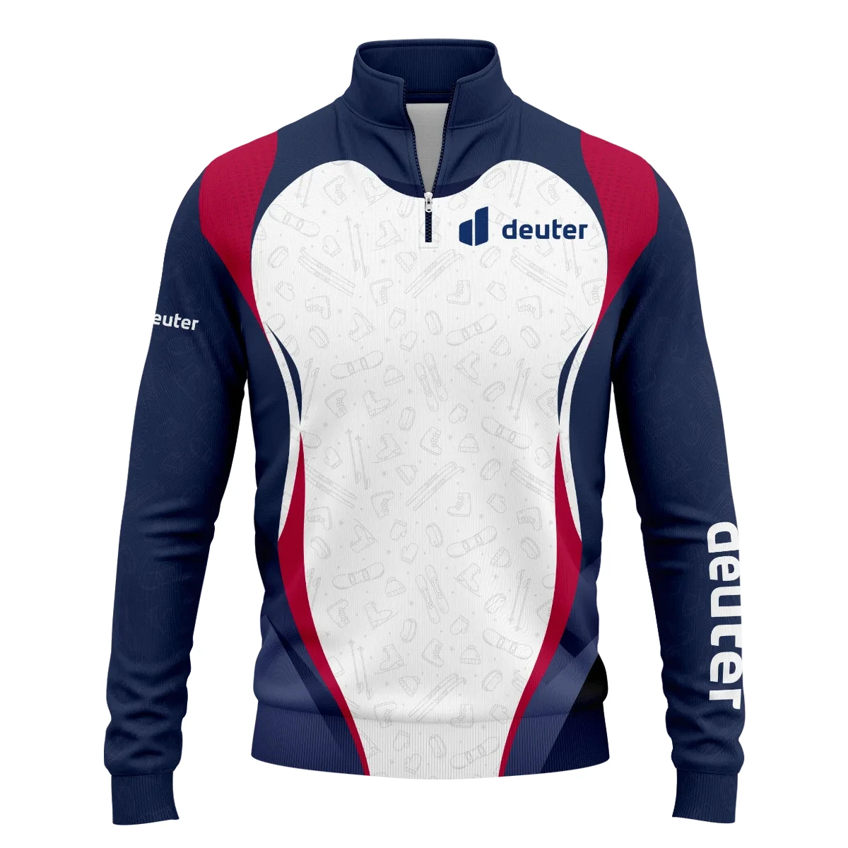 Deuter Exclusive Logo Quarter-Zip Sweatshirt OUSKQZJ082002DTZ – Deuter Gift