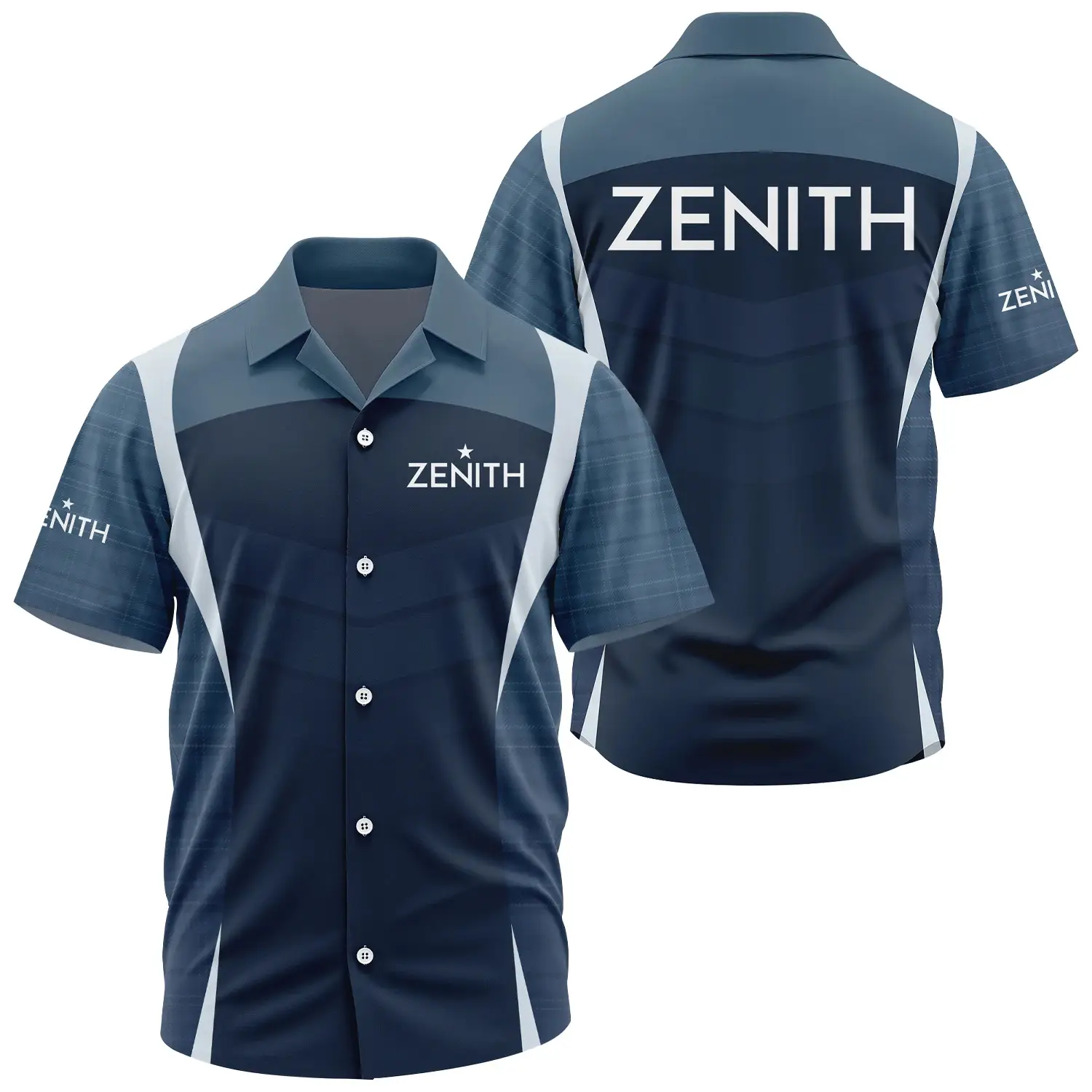 Zenith Exclusive Logo Short Sleeve Camp Collar Shirt OUWCHWS003ZNZ – Zenith Shirt
