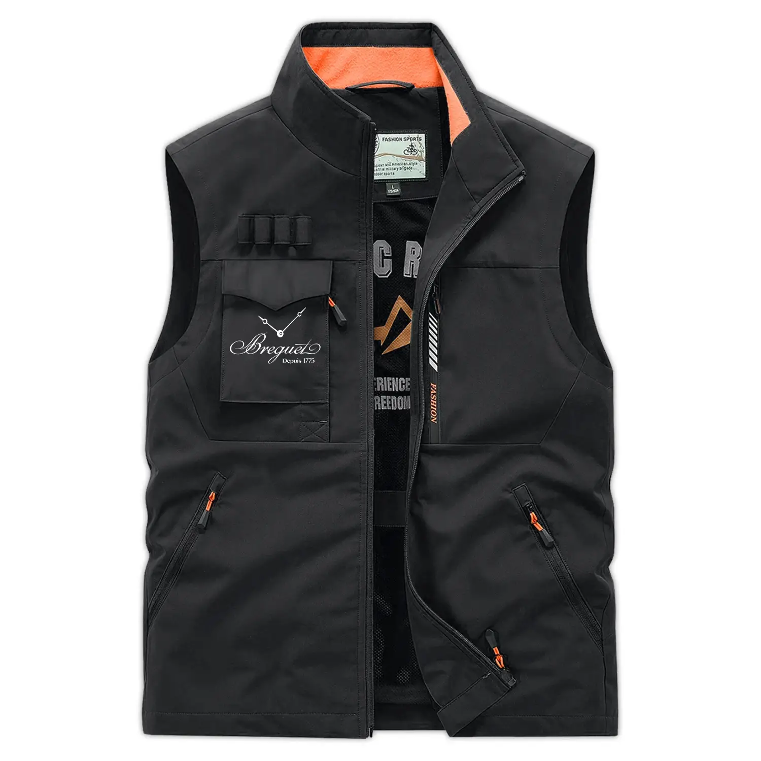 Breguet Exclusive Logo Outdoor Sleeveless Vest OUWCOSV0805BGZ – Breguet Vest Breguet Exclusive Logo Outdoor Sleeveless Vest OUWCOSV0805BGZ – Breguet Vest
