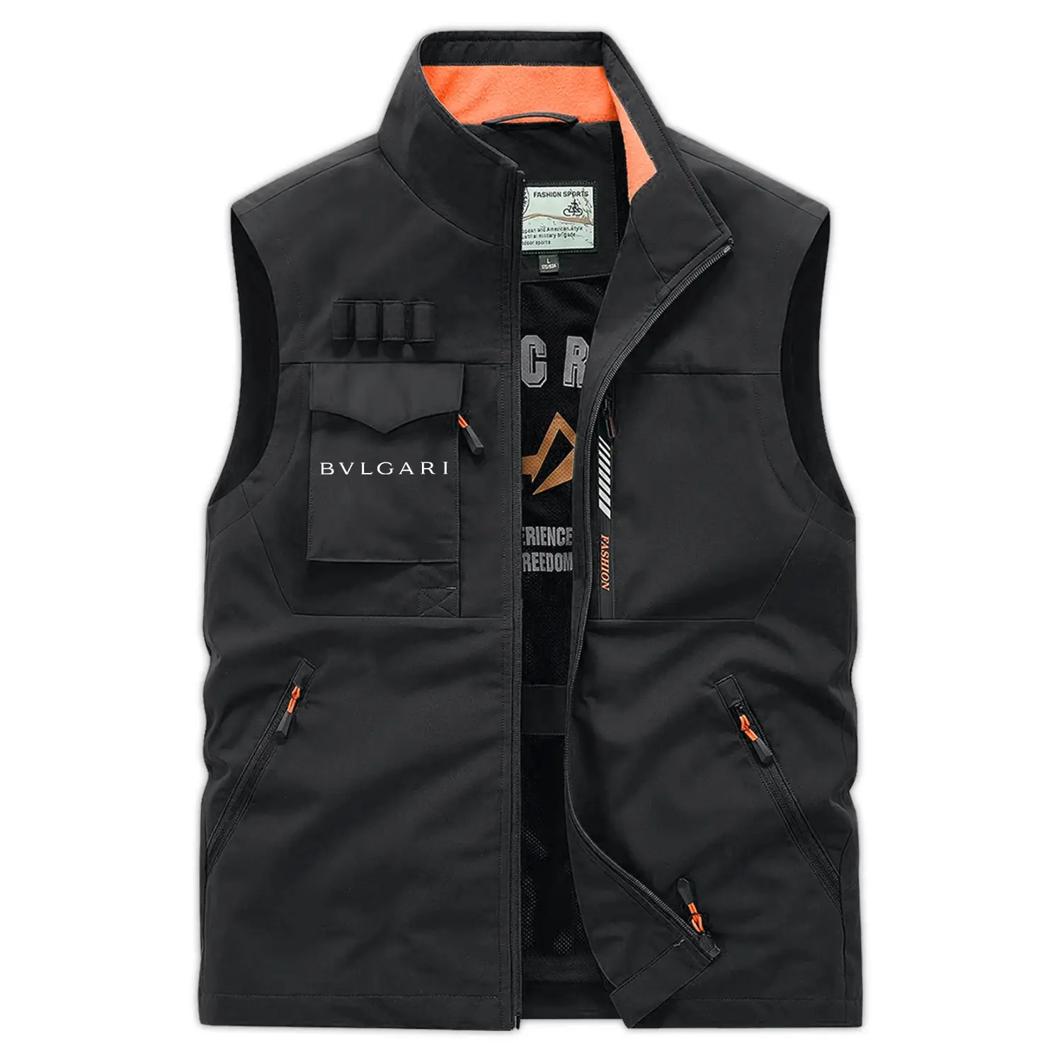 BVLGARI Exclusive Logo Outdoor Sleeveless Vest OUWCOSV0805BLZ – BVLGARI Vest