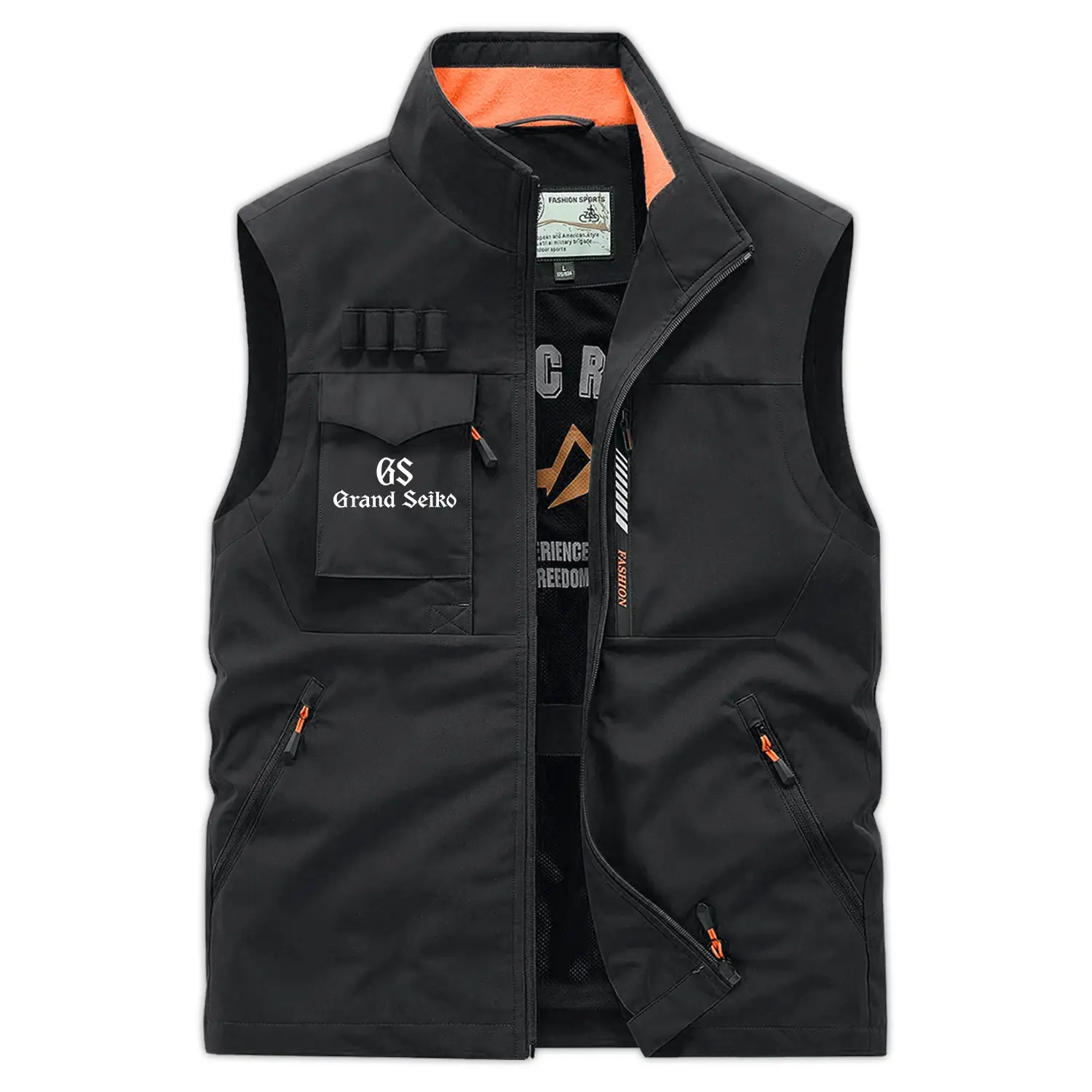 Grand Seiko Exclusive Logo Outdoor Sleeveless Vest OUWCOSV0805GSZ – Grand Seiko Vest Grand Seiko Exclusive Logo Outdoor Sleeveless Vest OUWCOSV0805GSZ – Grand Seiko Vest