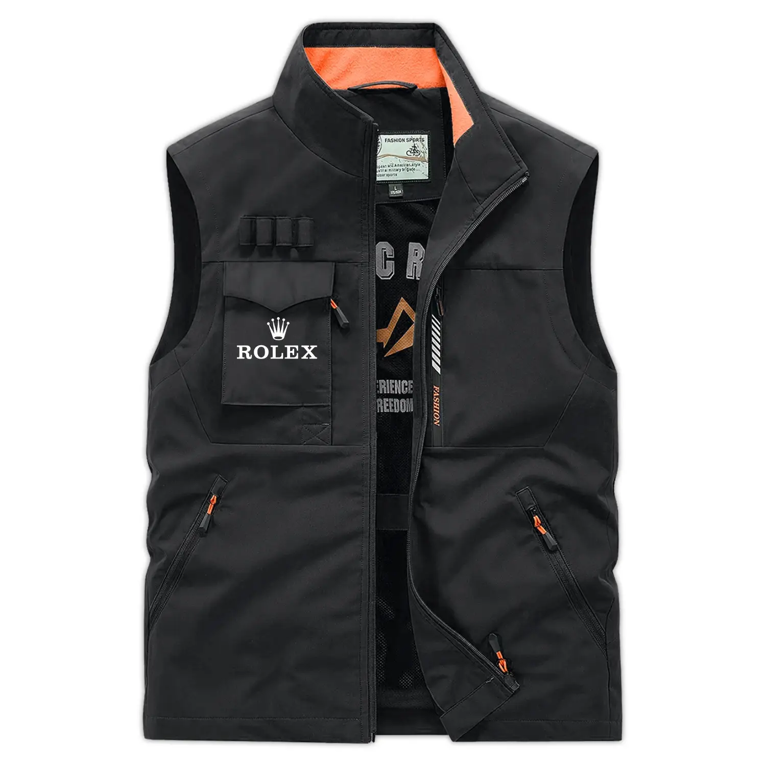 Rolex Exclusive Logo Outdoor Sleeveless Vest OUWCOSV0805RLZ – Rolex Vest