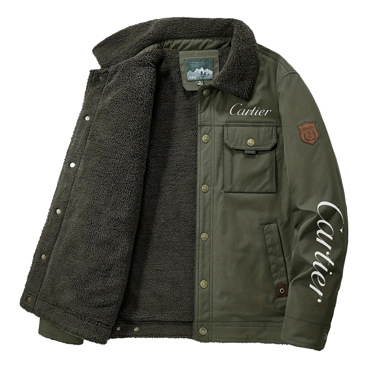 Cartier Exclusive Logo Velvet Coat OUWCVC0805CTZ – Cartier Coat
