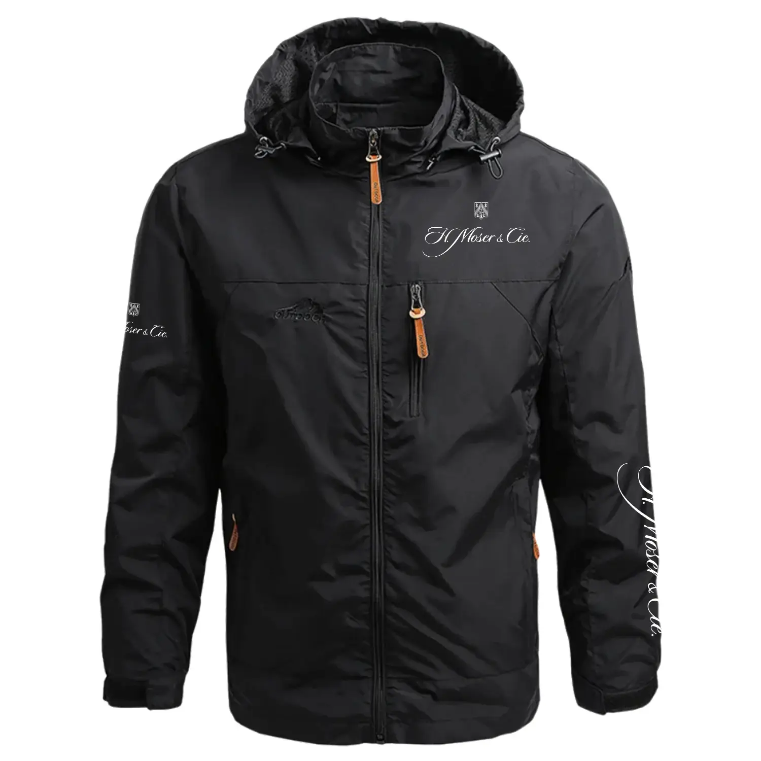H. Moser & Cie Exclusive Logo Waterproof Outdoor Jacket Detachable Hood Windbreaker OUWCWOJ0805HCZ – H. Moser & Cie Jacket