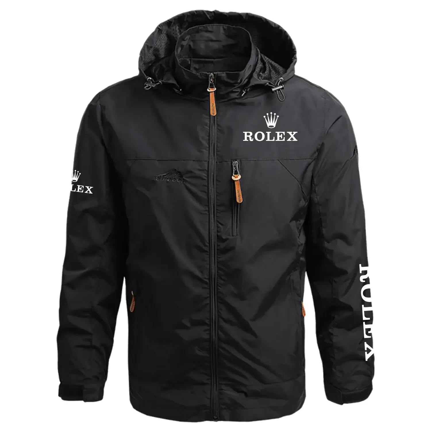 Rolex Exclusive Logo Waterproof Outdoor Jacket Detachable Hood Windbreaker OUWCWOJ0805RLZ – Rolex Jacket