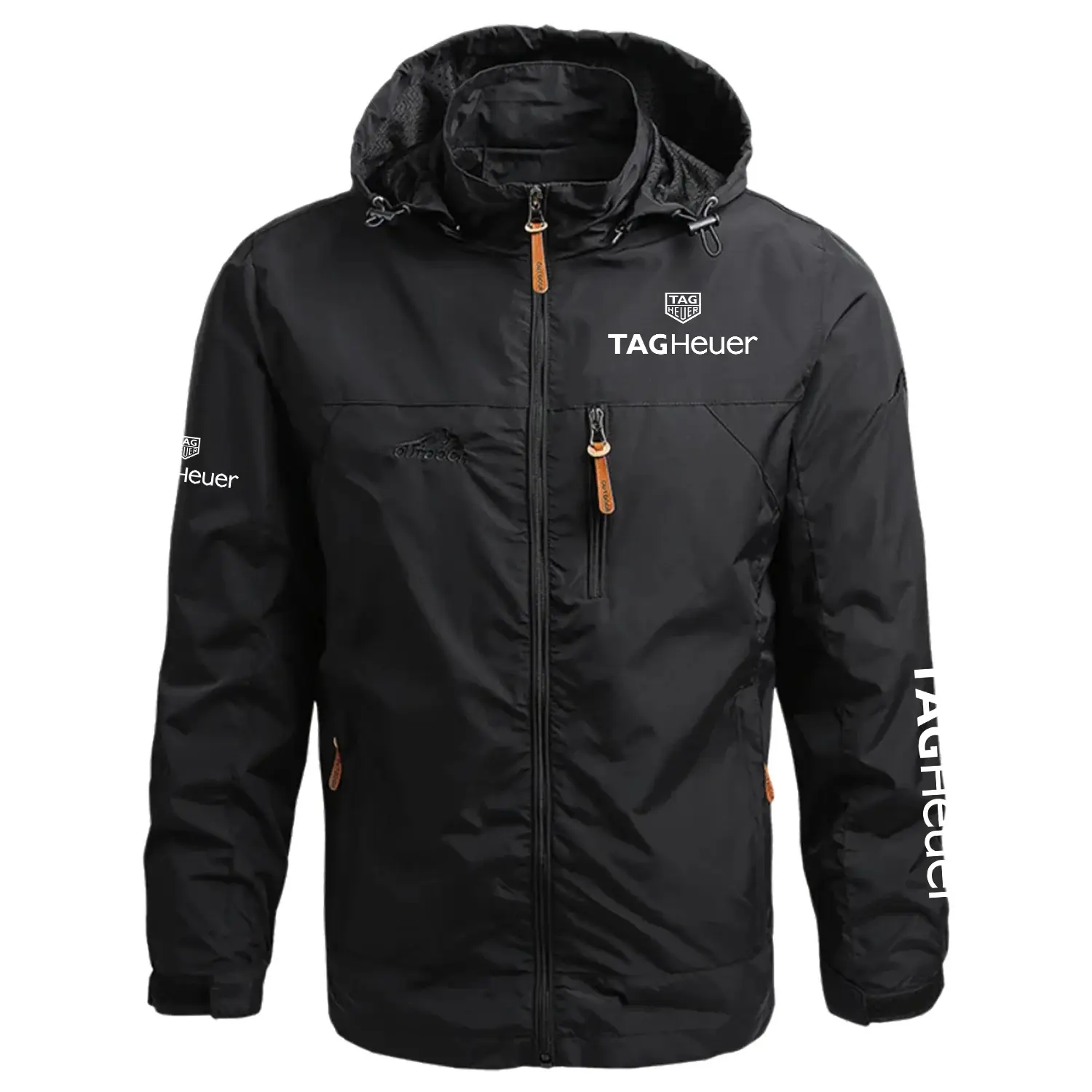 TAG Heuer Exclusive Logo Waterproof Outdoor Jacket Detachable Hood Windbreaker OUWCWOJ0805THZ – TAG Heuer Jacket