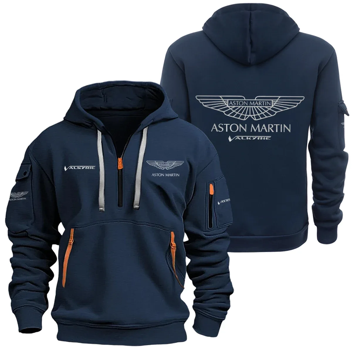 Aston Martin Valkyrie Half Zipper Hoodie SNOVHHZ25AMVKY – Aston Martin Valkyrie Hoodie