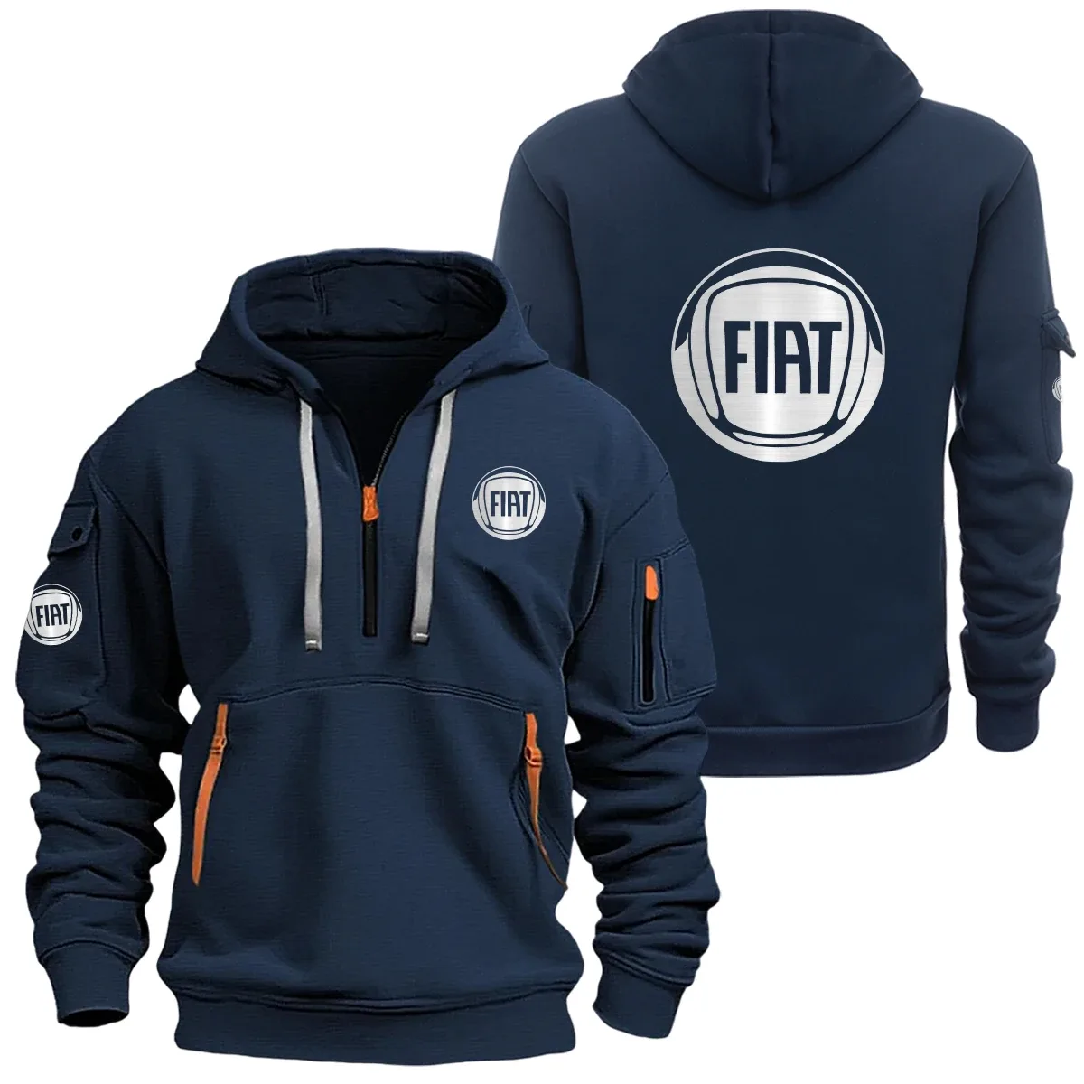 Fiat Exclusive Logo Half Zipper Hoodie SNOVHHZ25FTZZ – Fiat Hoodie Fiat Exclusive Logo Half Zipper Hoodie SNOVHHZ25FTZZ – Fiat Hoodie
