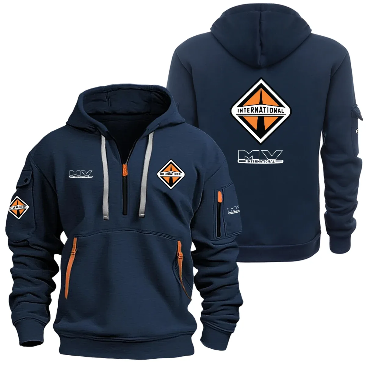 International MV Series Half Zipper Hoodie SNOVHHZ25INMV – International MV Series Hoodie