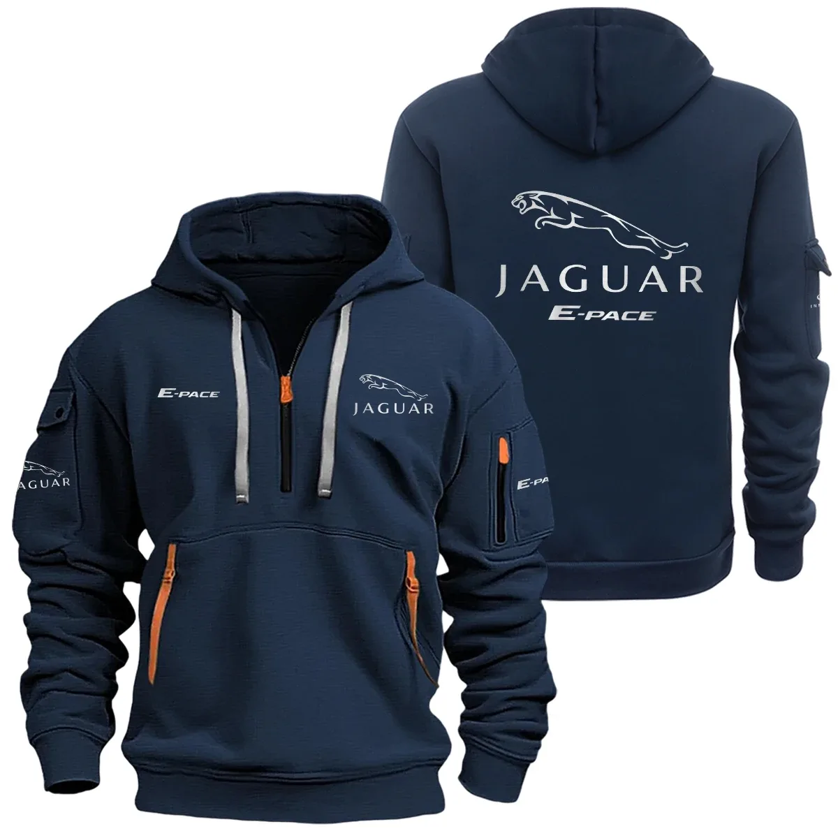 Jaguar E-Pace Half Zipper Hoodie SNOVHHZ25JUEPA – Jaguar E-Pace Hoodie