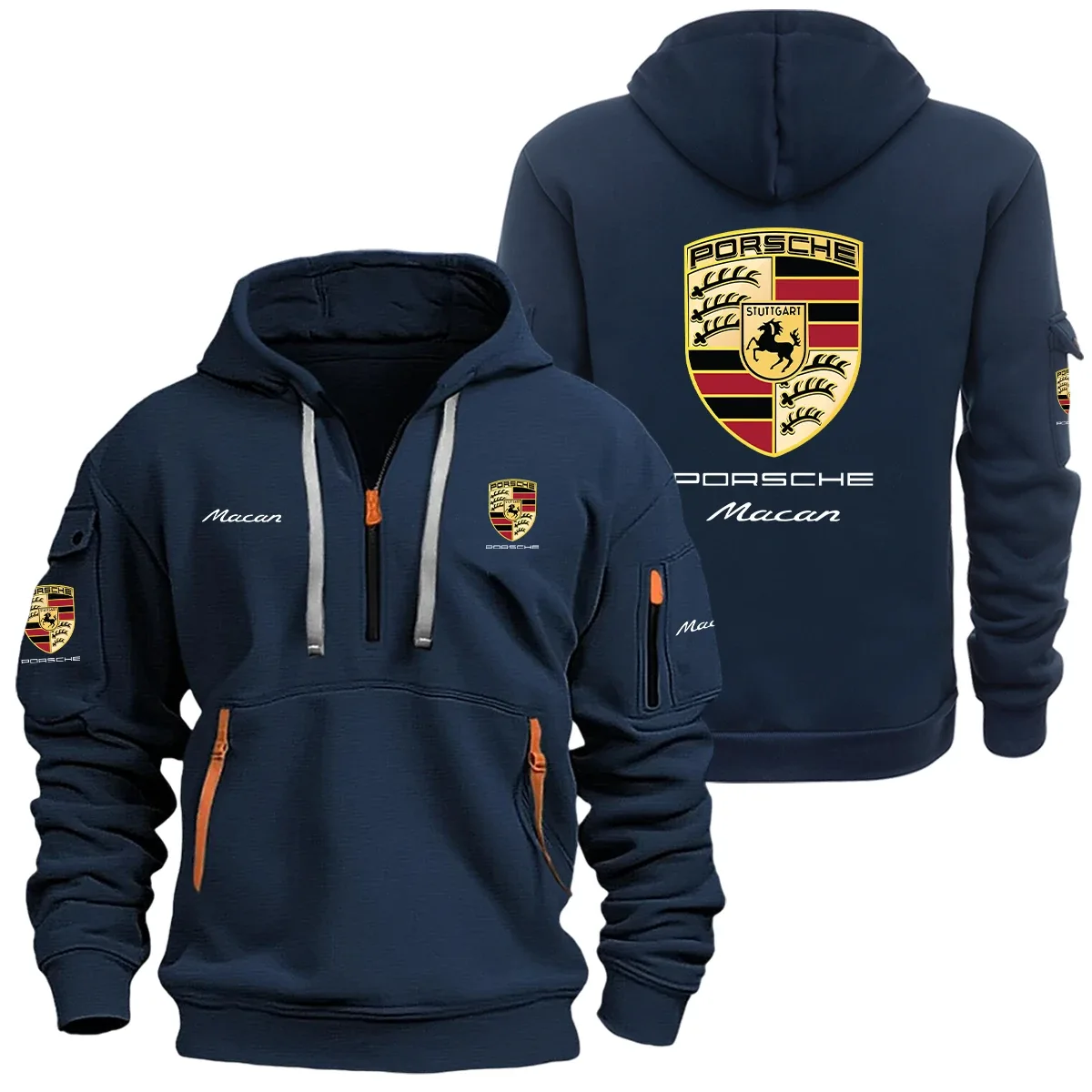Porsche Macan Half Zipper Hoodie SNOVHHZ25POSMAC – Porsche Macan Hoodie