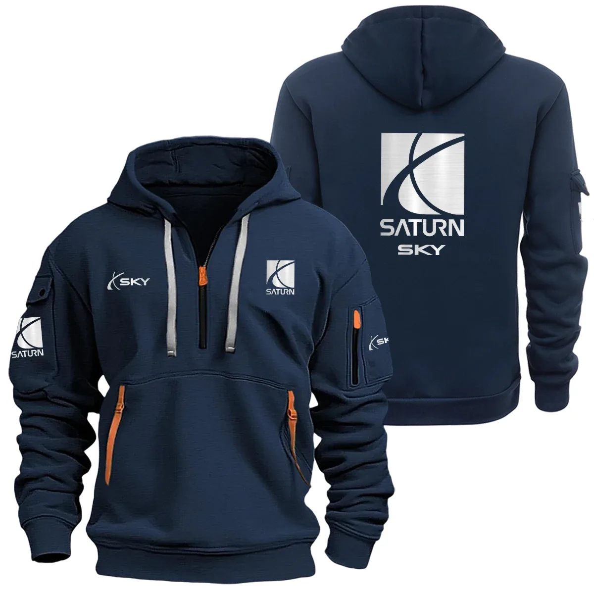 Saturn Sky Half Zipper Hoodie SNOVHHZ25SRSKY – Saturn Sky Hoodie