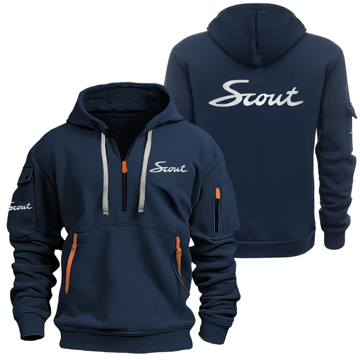 Scout Exclusive Logo Half Zipper Hoodie SNOVHHZ25STZZ – Scout Hoodie