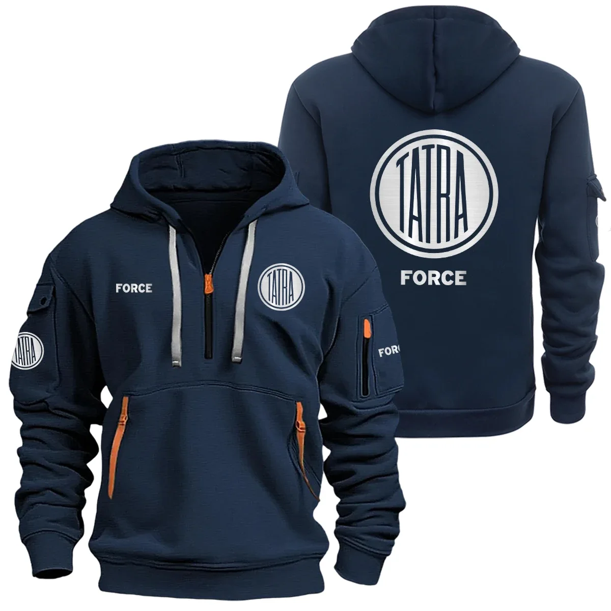 Tatra Force Half Zipper Hoodie SNOVHHZ25TTFOR – Tatra Force Hoodie
