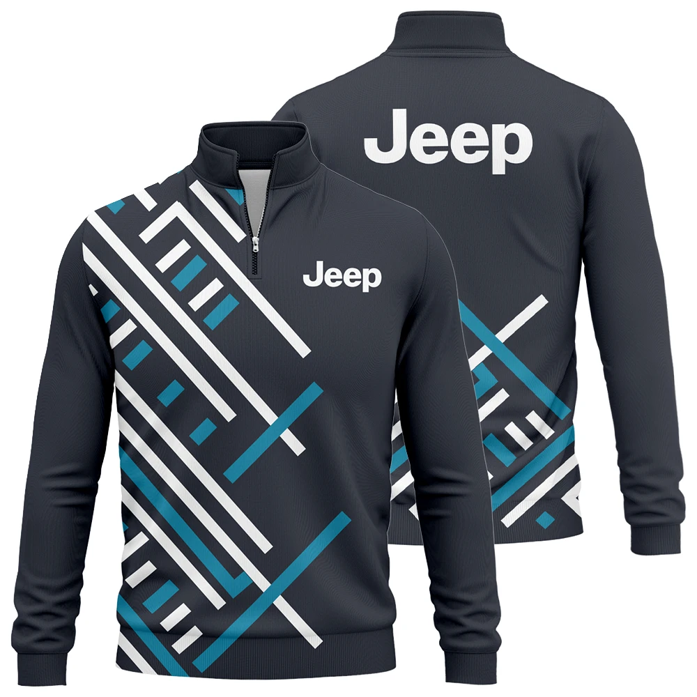 Jeep Exclusive Logo Quarter-Zip Sweatshirt SNOVQTS03JEZZ – Jeep Sweatshirt