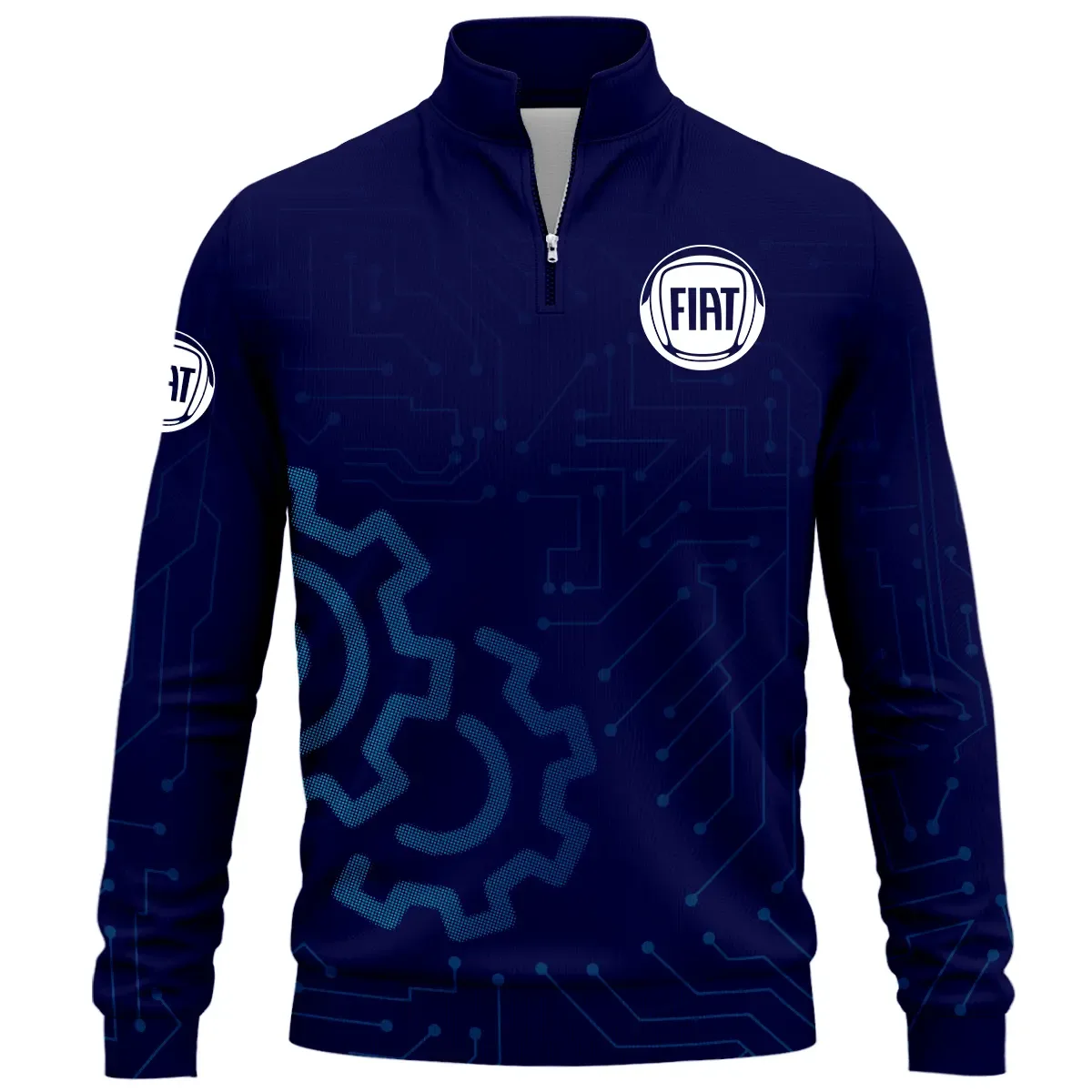 Fiat Exclusive Logo Quarter-Zip Sweatshirt SNOVQTS04FTZZ – Fiat Sweatshirt