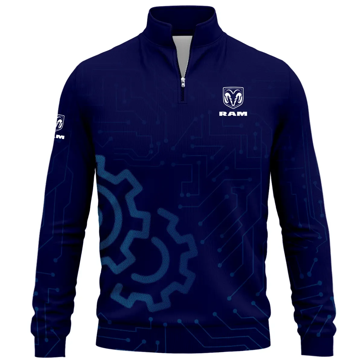 Ram Exclusive Logo Quarter-Zip Sweatshirt SNOVQTS04RMZZ – Ram Sweatshirt