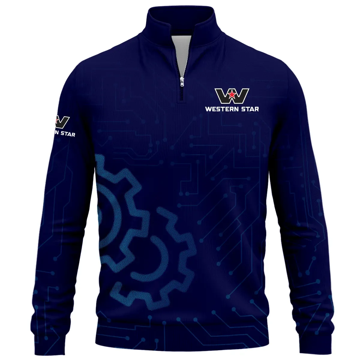 Western Star Exclusive Logo Quarter-Zip Sweatshirt SNOVQTS04WSZZ – Western Star Sweatshirt Western Star Exclusive Logo Quarter-Zip Sweatshirt SNOVQTS04WSZZ – Western Star Sweatshirt