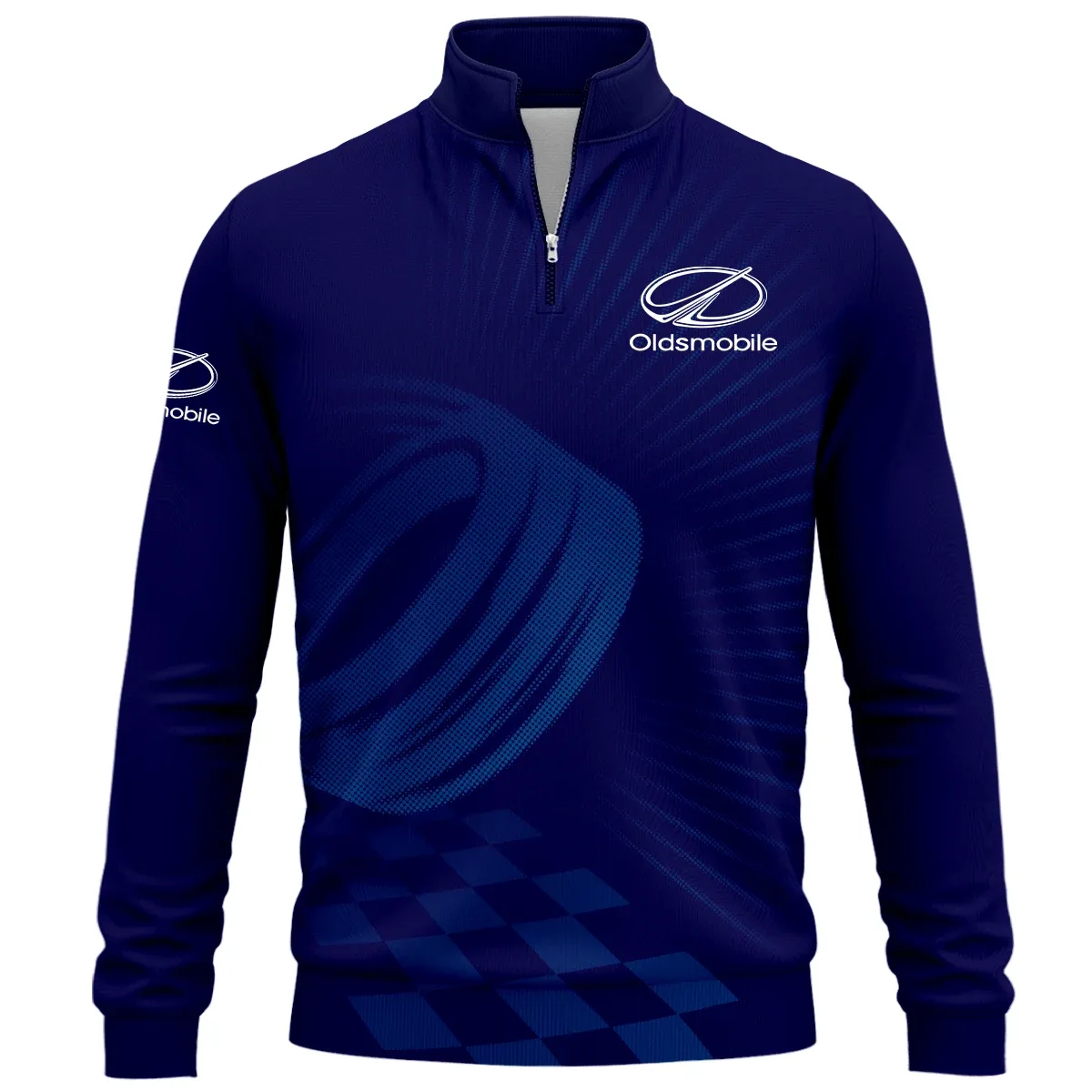 Oldsmobile Exclusive Logo Quarter-Zip Sweatshirt SNOVQTS05OSZZ – Oldsmobile Sweatshirt