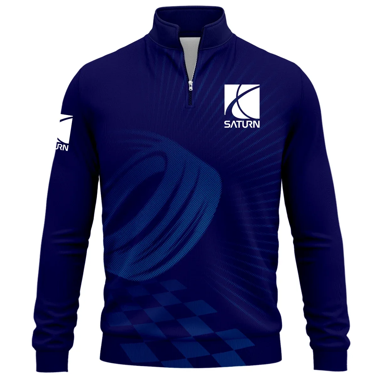 Saturn Exclusive Logo Quarter-Zip Sweatshirt SNOVQTS05SRZZ – Saturn Sweatshirt