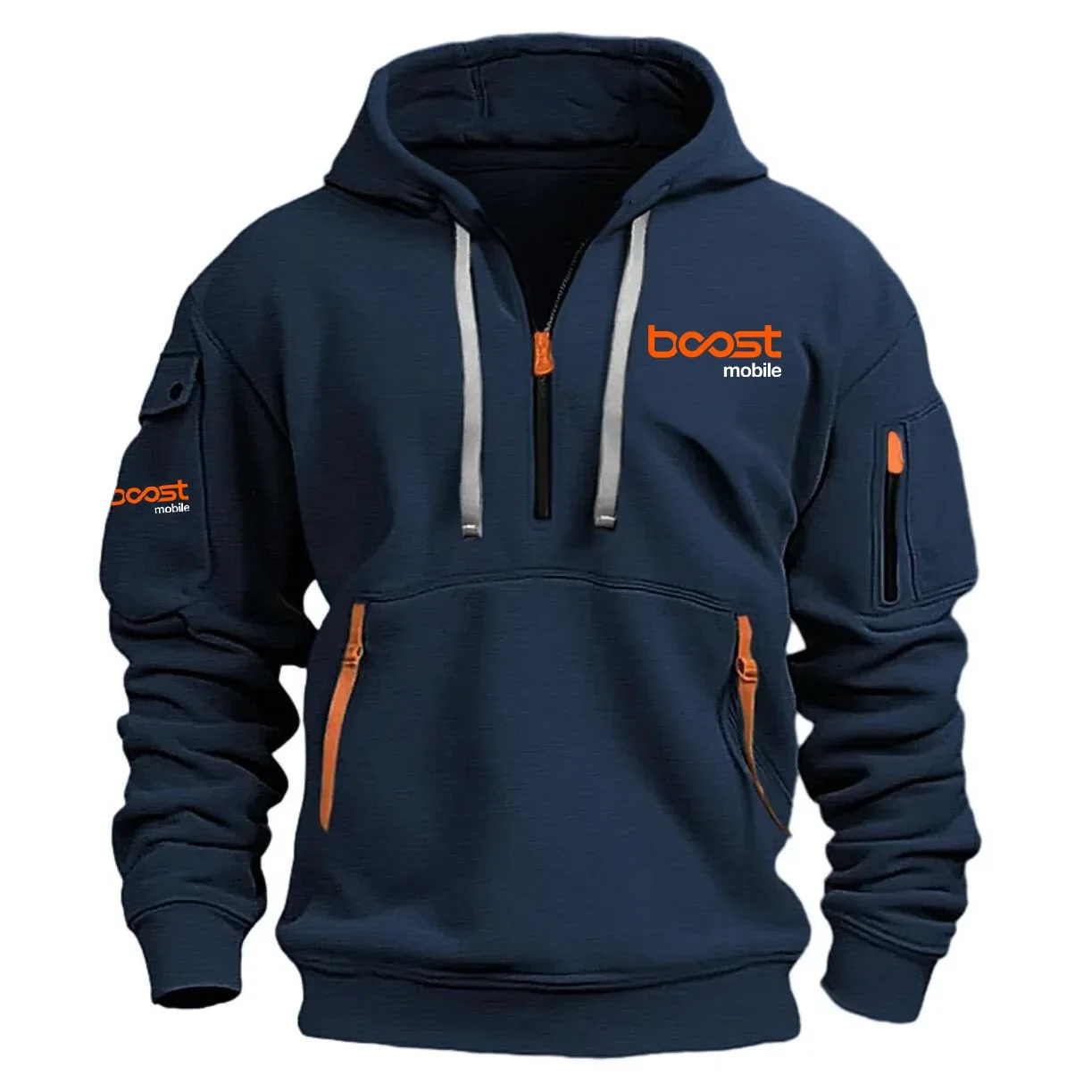 Boost Mobile Exclusive Logo Half Zipper Hoodie TOTTHHZ1012BMZ – Boost Mobile Hoodie Boost Mobile Exclusive Logo Half Zipper Hoodie TOTTHHZ1012BMZ – Boost Mobile Hoodie