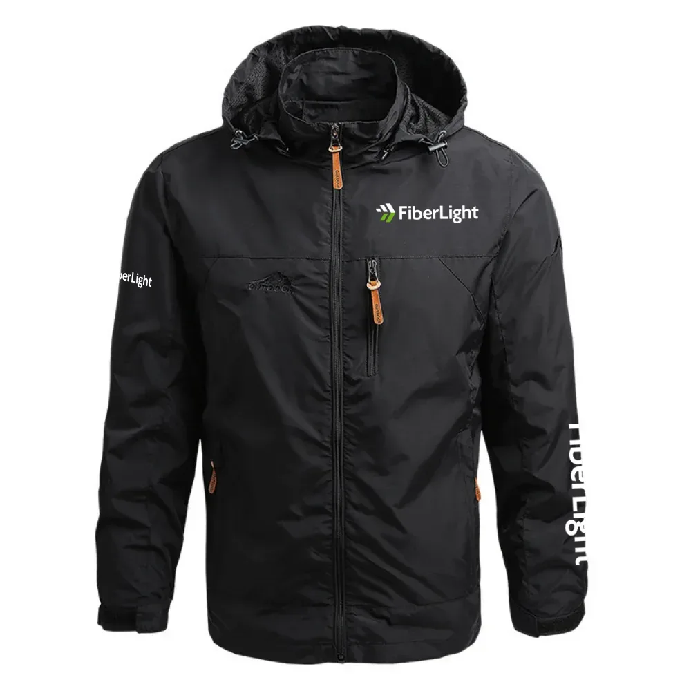 FiberLight Exclusive Logo Waterproof Outdoor Jacket Detachable Hood TOTTWOJ1012FLZ – FiberLight Jacket