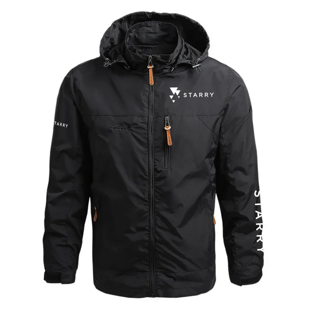 Starry Internet Exclusive Logo Waterproof Outdoor Jacket Detachable Hood TOTTWOJ1012SIZ – Starry Internet Jacket