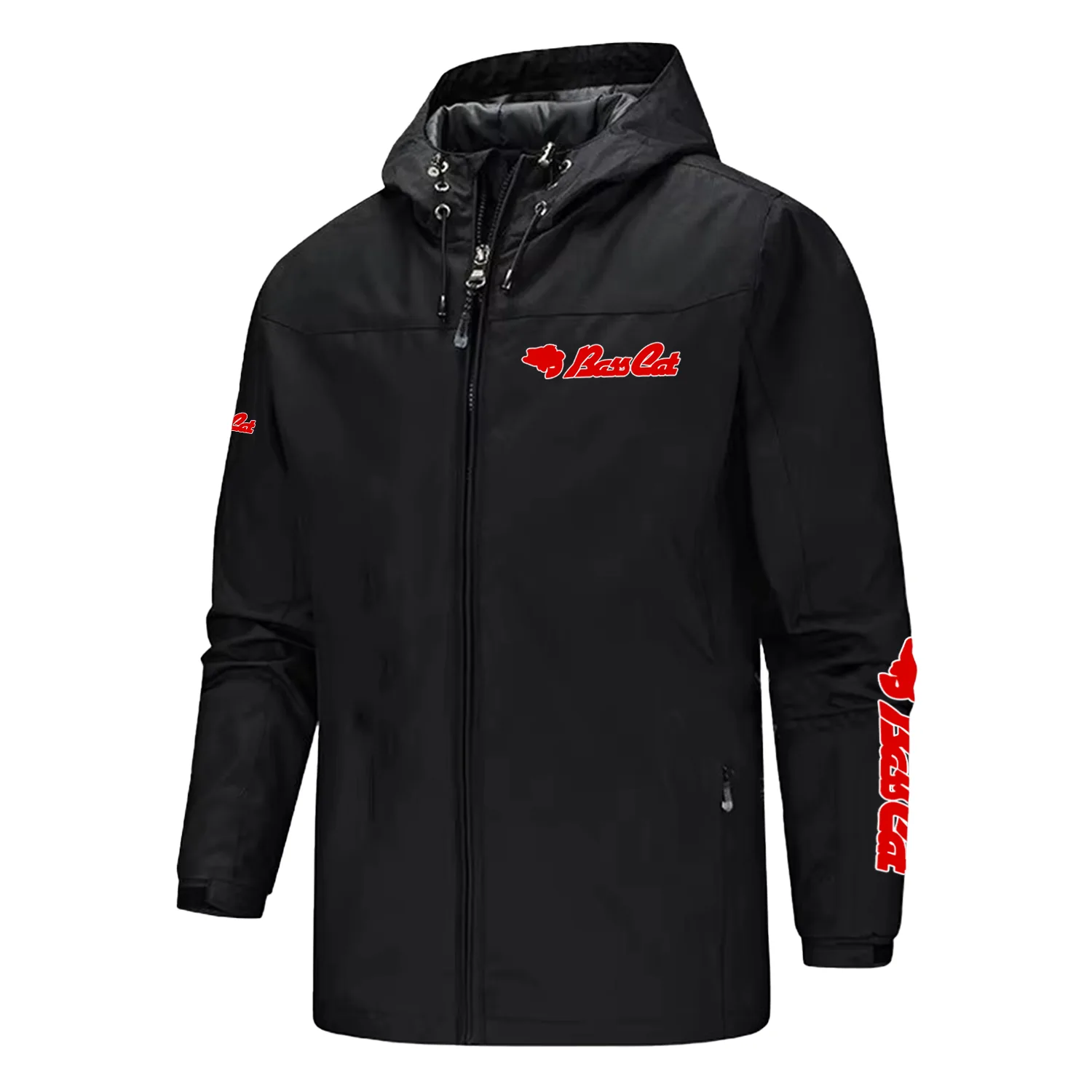 BassCat Exclusive Logo Softshell Rain Jacket, Waterproof, Breathable, Windbreaker Jacket TTFS2DRJ11501BCZ – BassCat Jacket