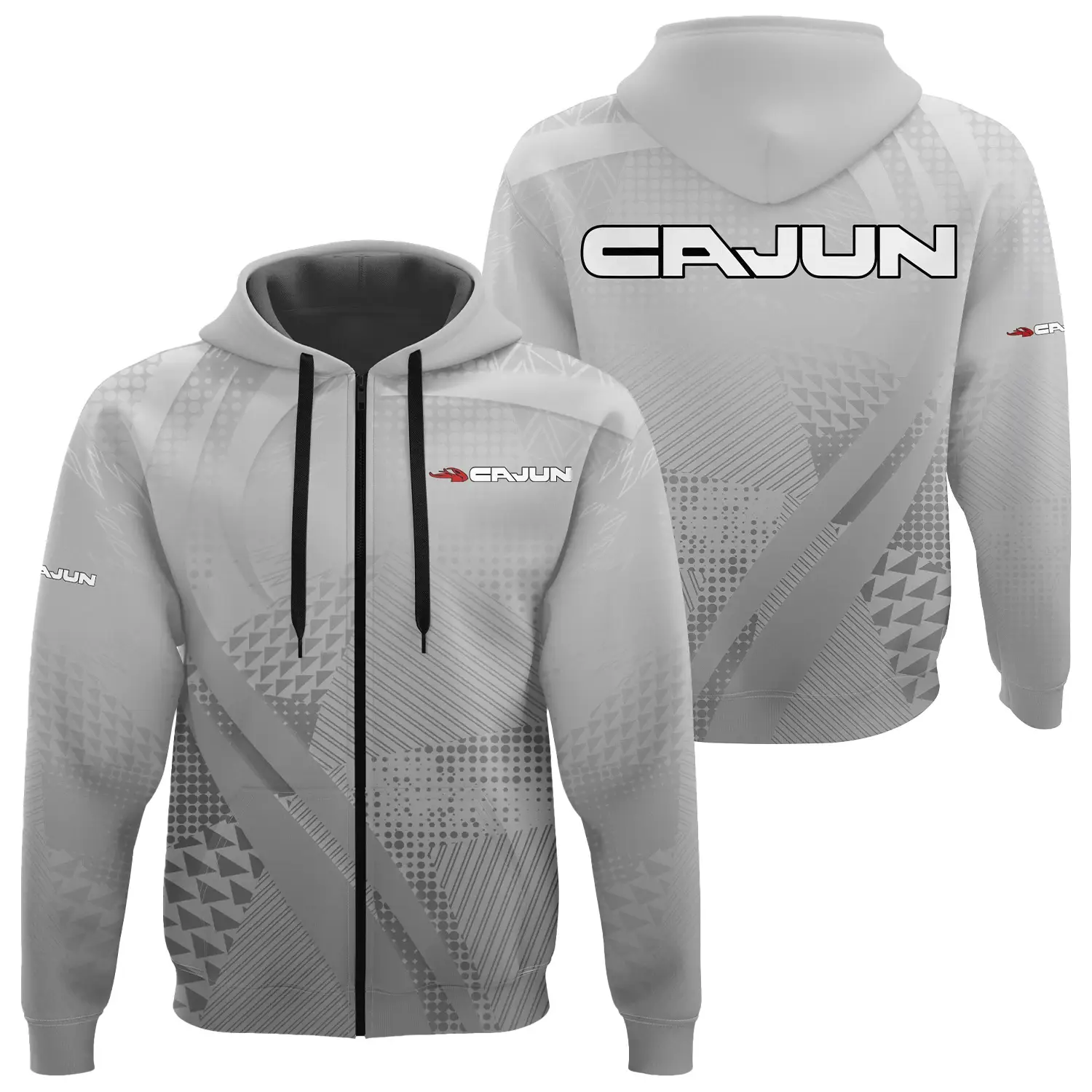 Cajun Exclusive Logo Zipper Hoodie TTFSHDZ3D081907CJZ – Cajun Hoodie
