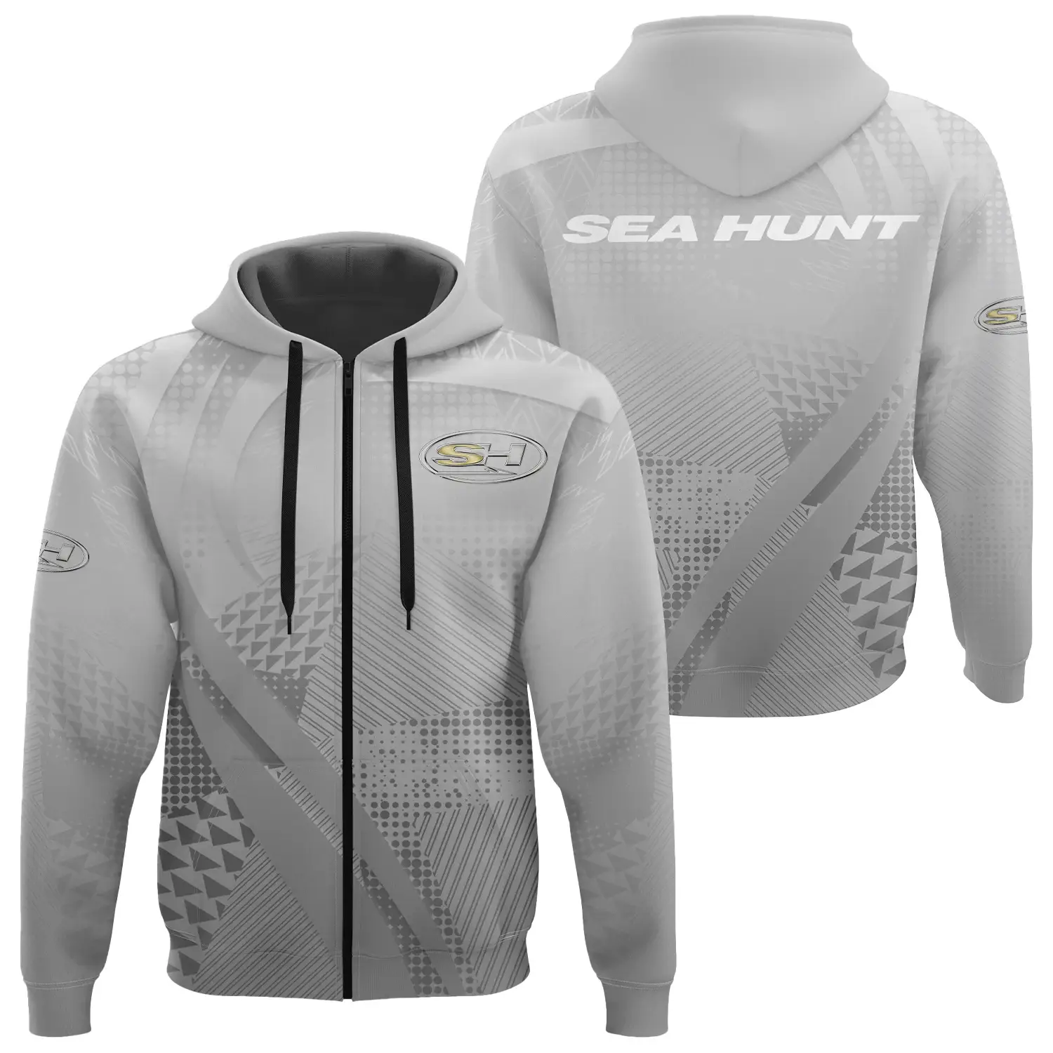 Sea Hunt Exclusive Logo Zipper Hoodie TTFSHDZ3D081907SEZ – Sea Hunt Hoodie