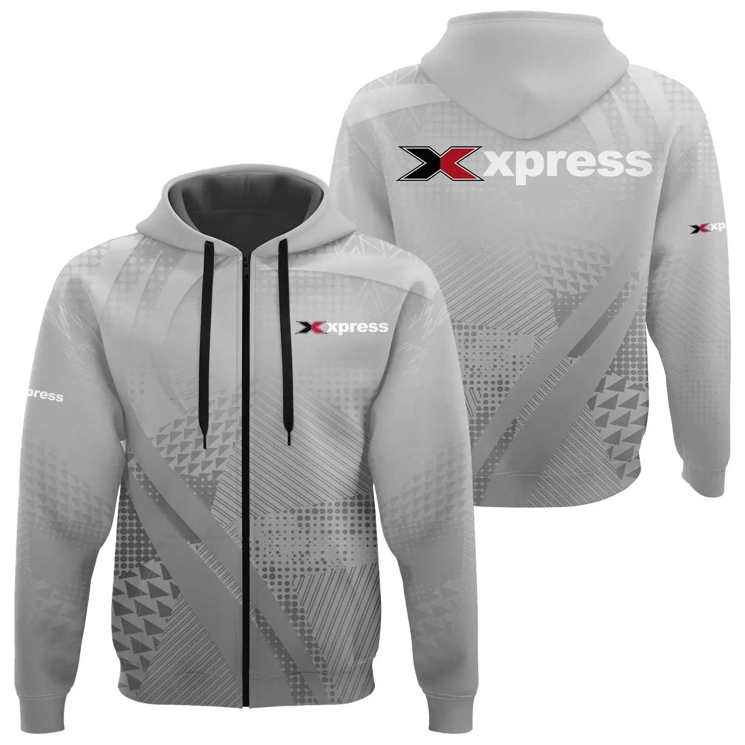 Xpress Exclusive Logo Zipper Hoodie TTFSHDZ3D081907XBZ – Xpress Hoodie