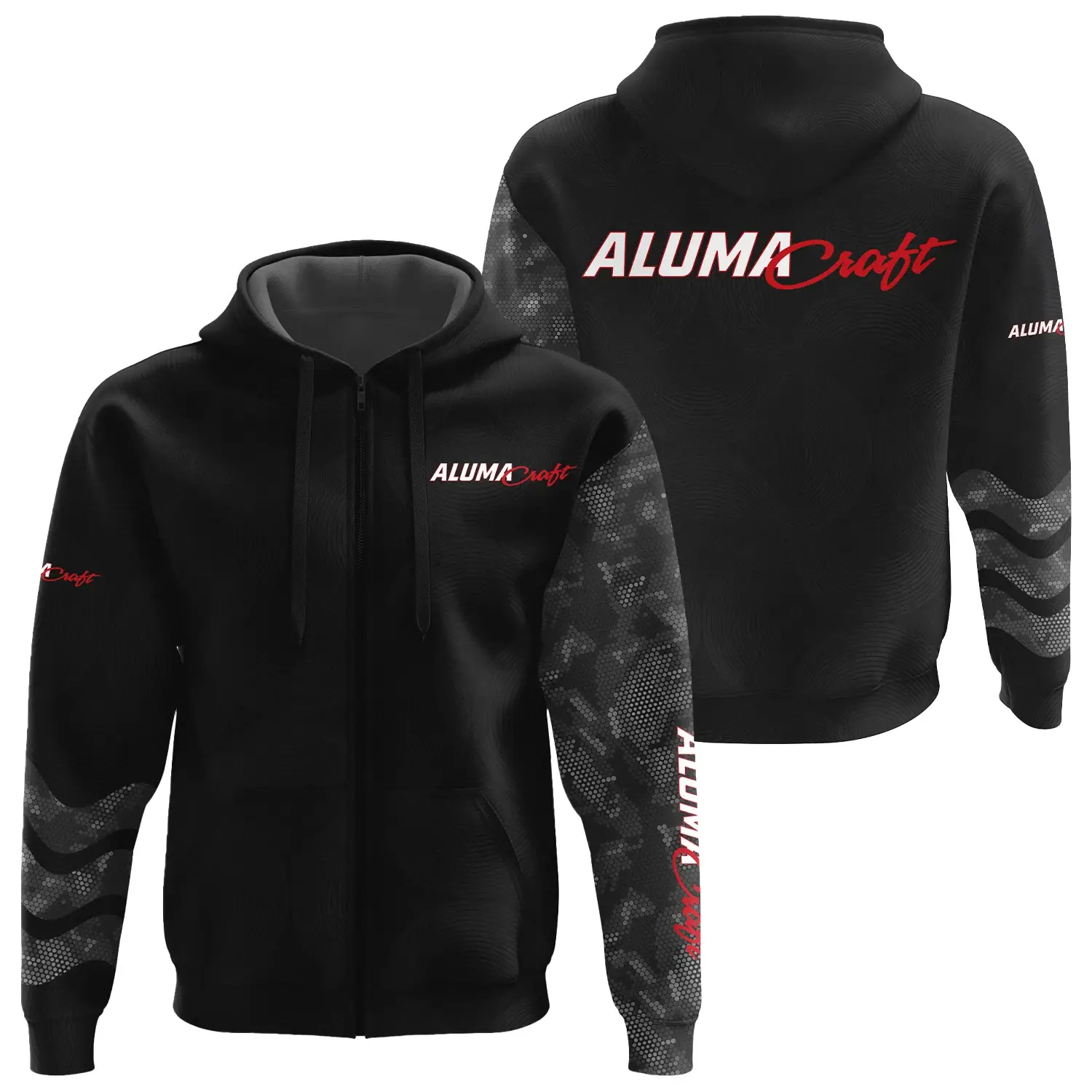 Alumacraft Exclusive Logo Zipper Hoodie TTFSHDZ3D081911ACZ – Alumacraft Hoodie