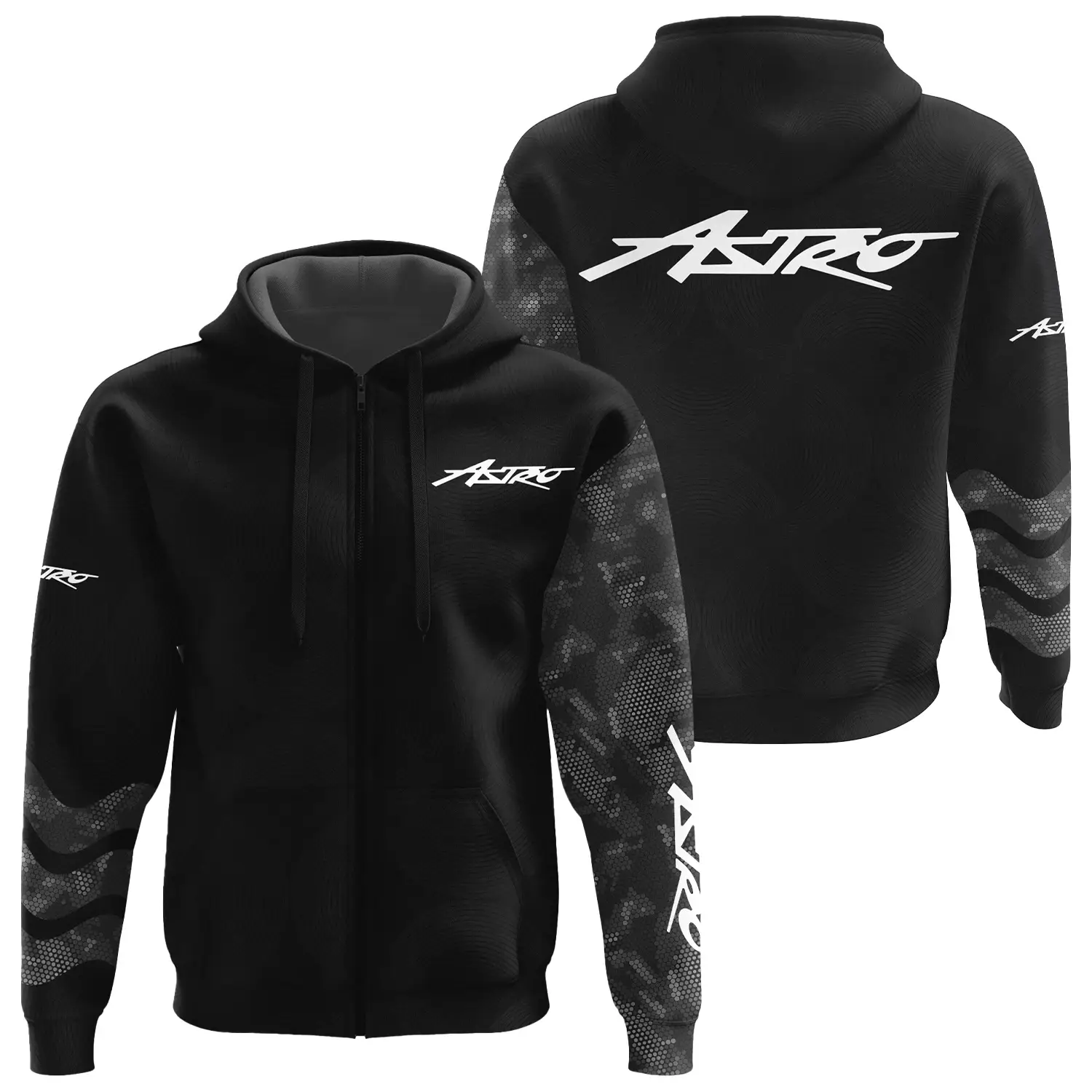 Astro Exclusive Logo Zipper Hoodie TTFSHDZ3D081911ASZ – Astro Hoodie