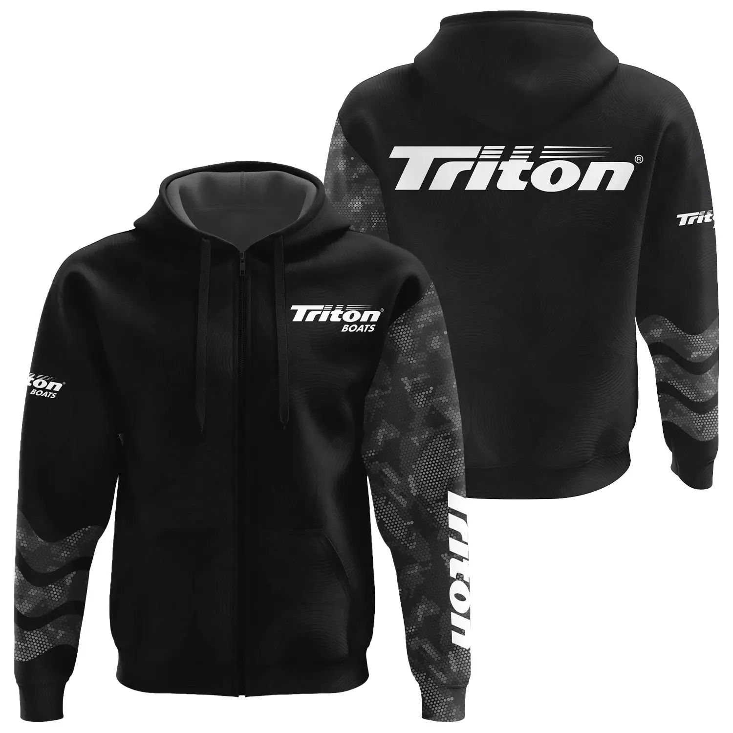 Triton Exclusive Logo Zipper Hoodie TTFSHDZ3D081911TBZ – Triton Hoodie