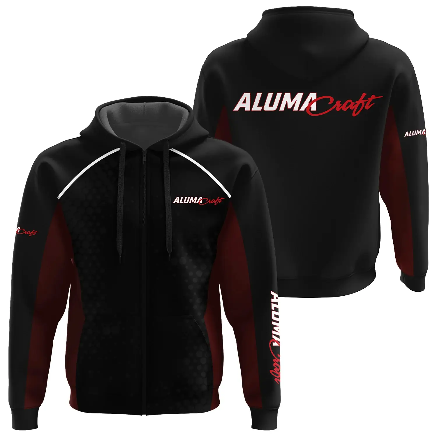 Alumacraft Exclusive Logo Zipper Hoodie TTFSHDZ3D081912ACZ – Alumacraft Hoodie