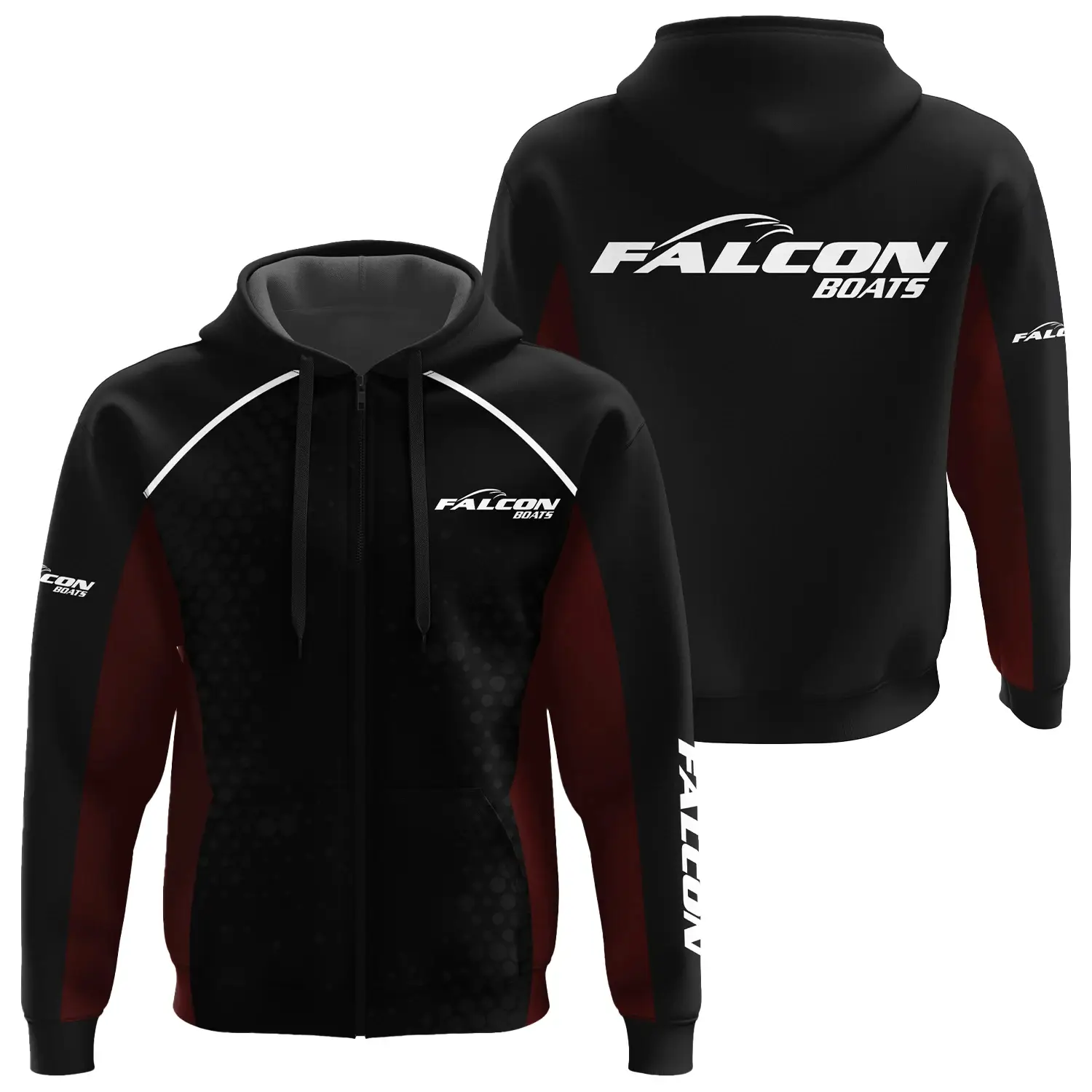Falcon Exclusive Logo Zipper Hoodie TTFSHDZ3D081912FAZ – Falcon Hoodie
