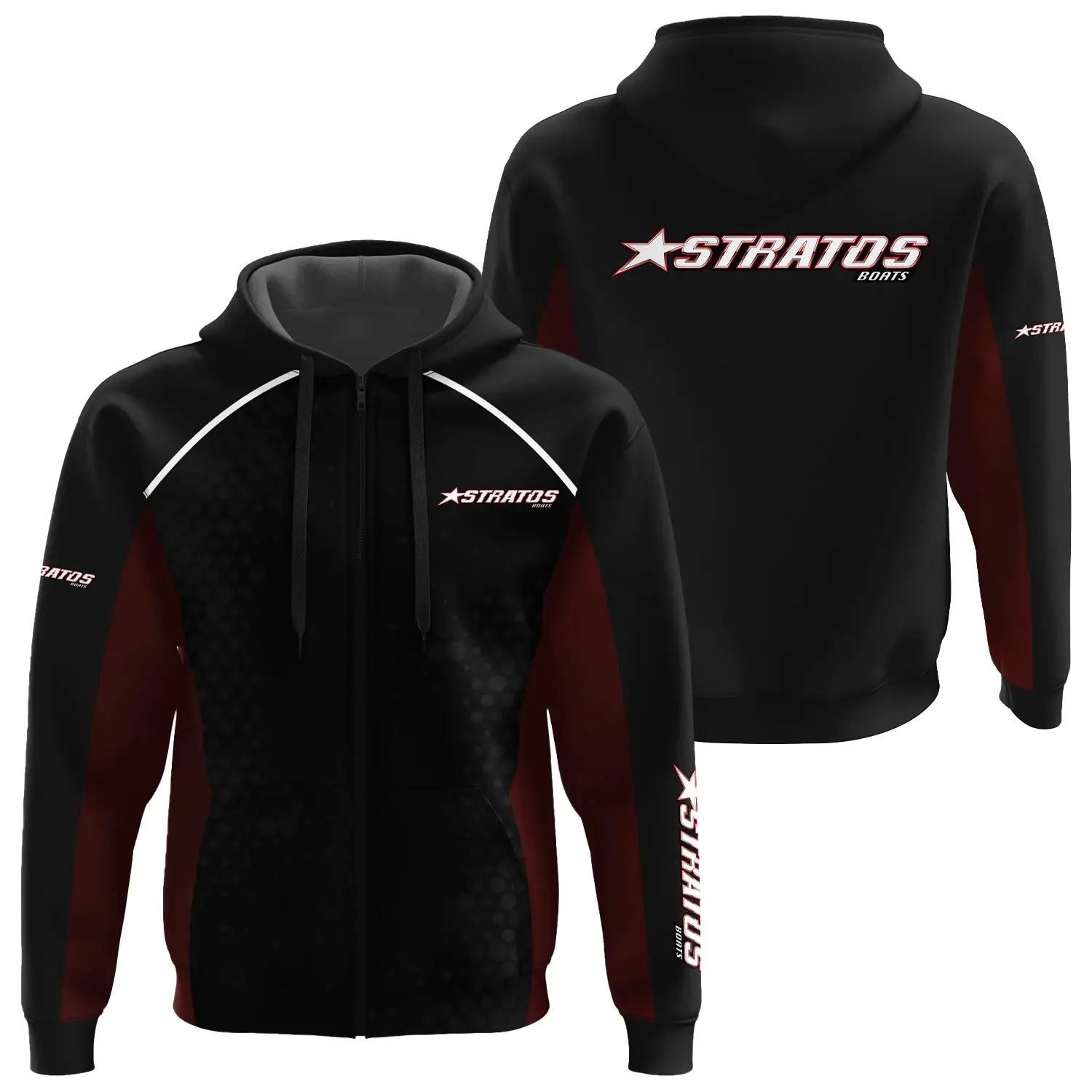 Stratos Exclusive Logo Zipper Hoodie TTFSHDZ3D081912SAZ – Stratos Hoodie