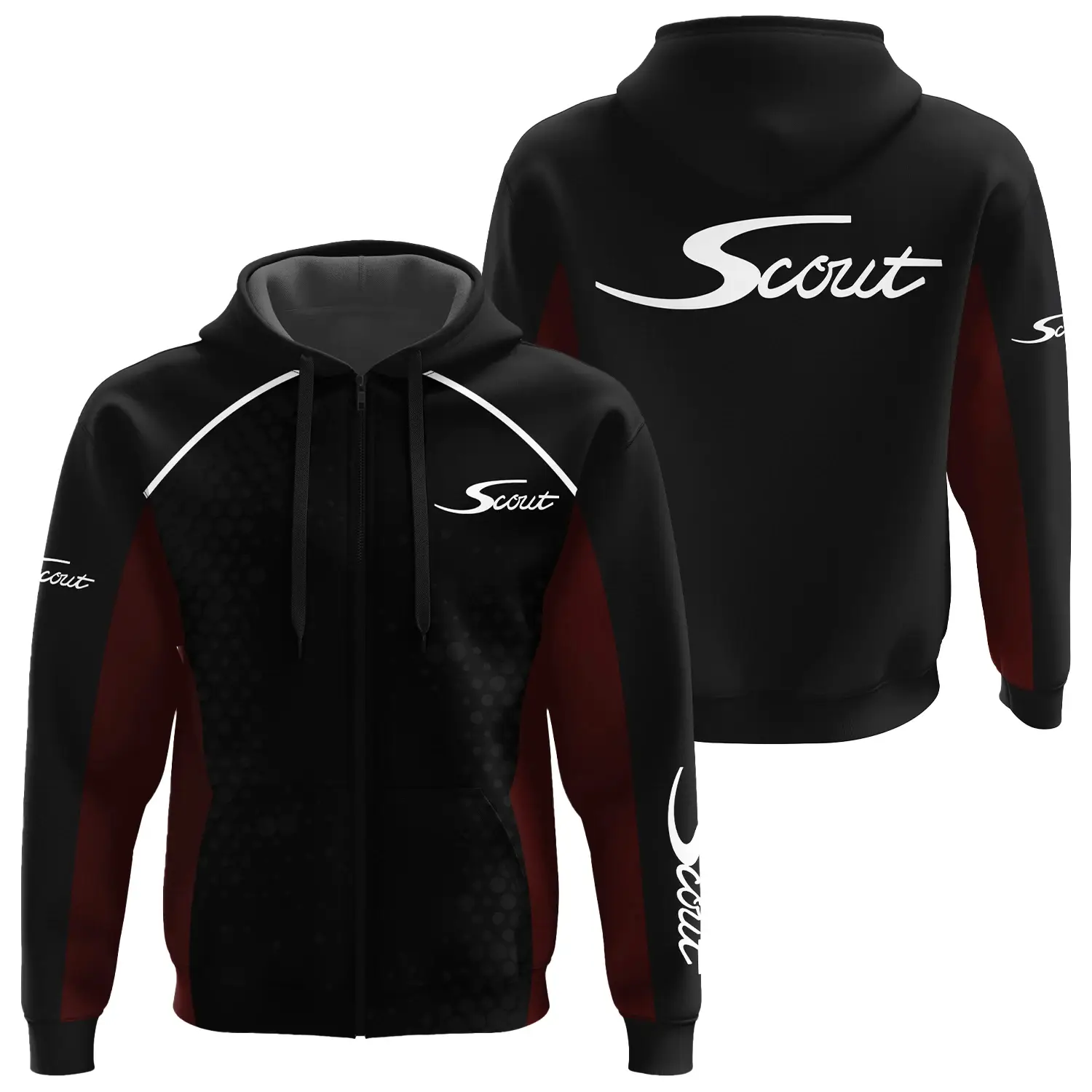 Scout Exclusive Logo Zipper Hoodie TTFSHDZ3D081912SSZ – Scout Hoodie