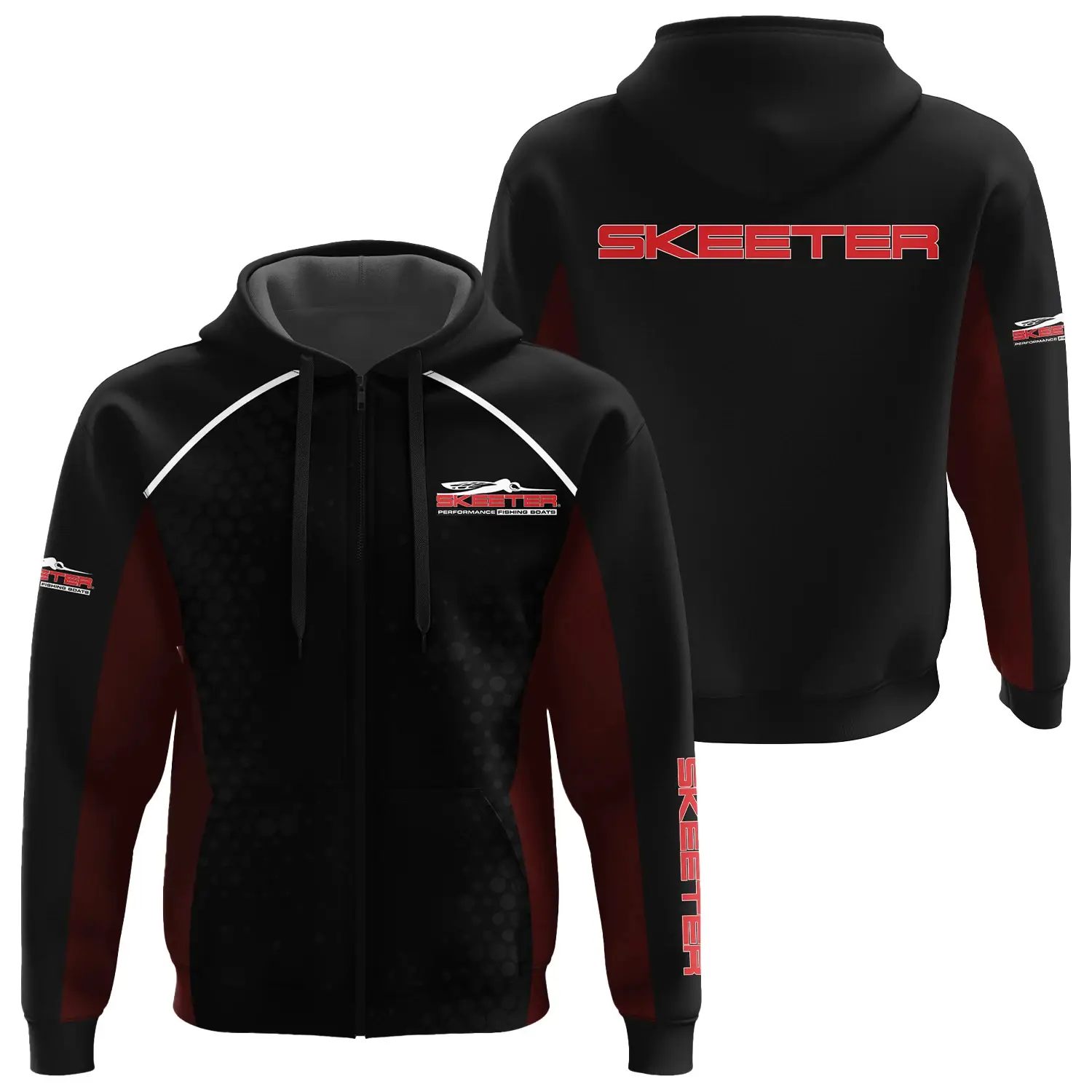 Skeeter Exclusive Logo Zipper Hoodie TTFSHDZ3D081912STZ – Skeeter Hoodie