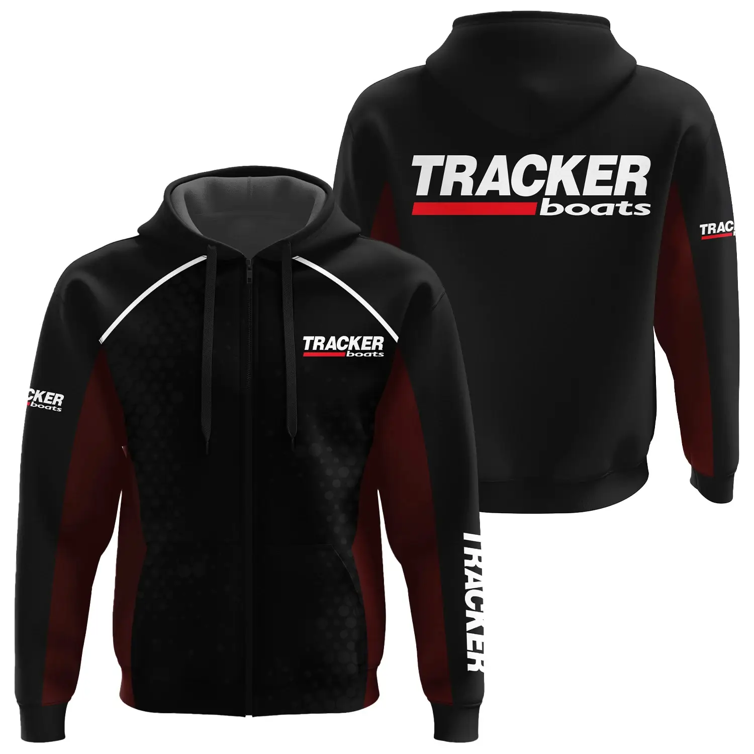 Tracker Exclusive Logo Zipper Hoodie TTFSHDZ3D081912TRZ – Tracker Hoodie