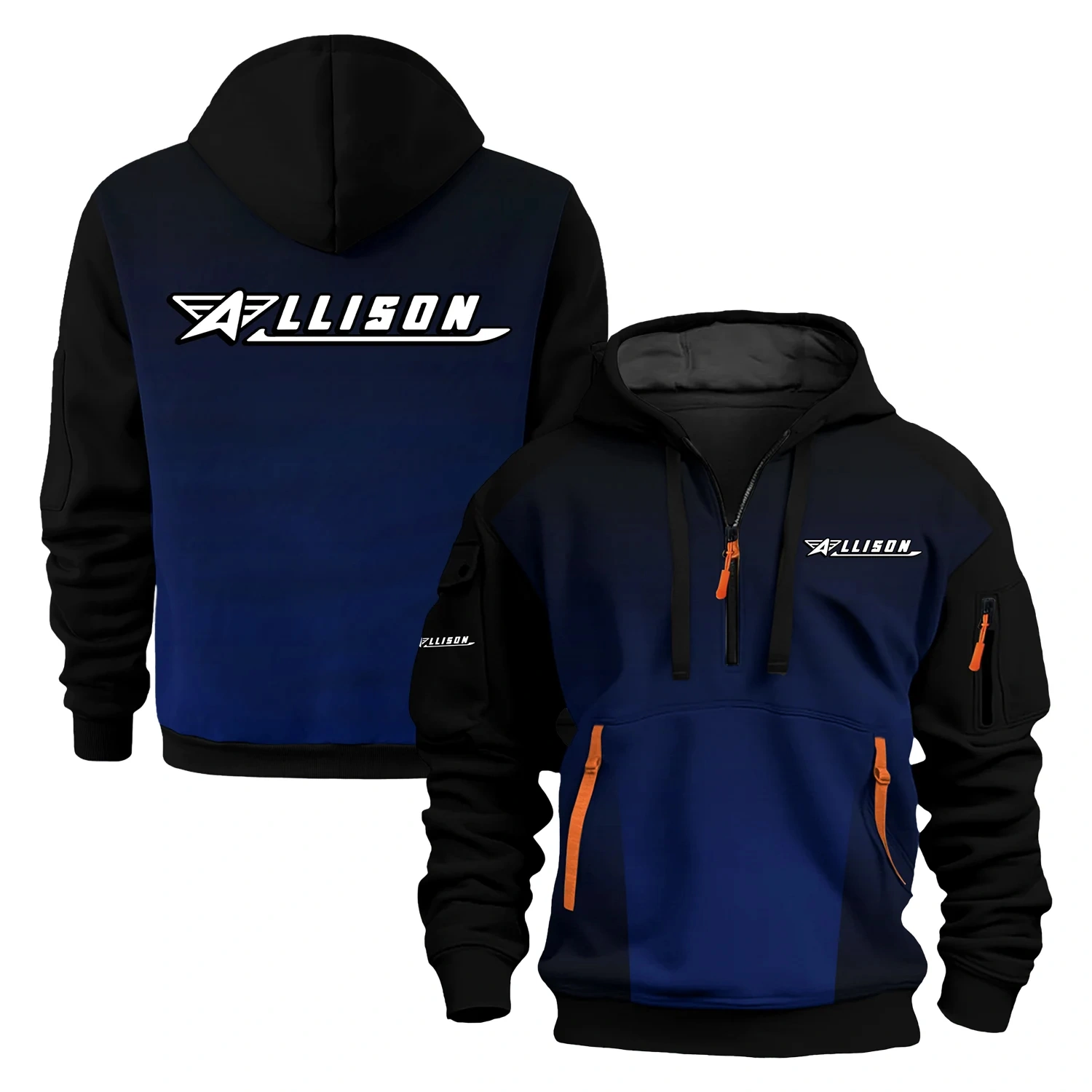 Allison Exclusive Logo Half Zipper Hoodie TTFSHHZ3D081902ALZ – Allison Hoodie Allison Exclusive Logo Half Zipper Hoodie TTFSHHZ3D081902ALZ – Allison Hoodie